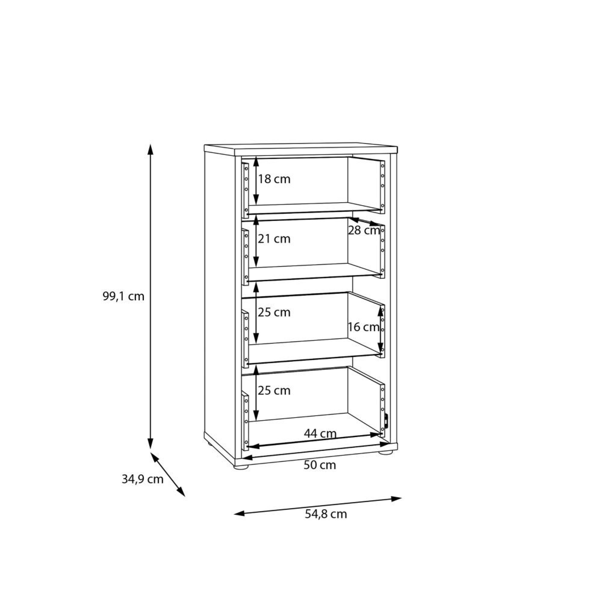 Alice Springs Chest - 4 Drawer - Tall - Butter Yellow
