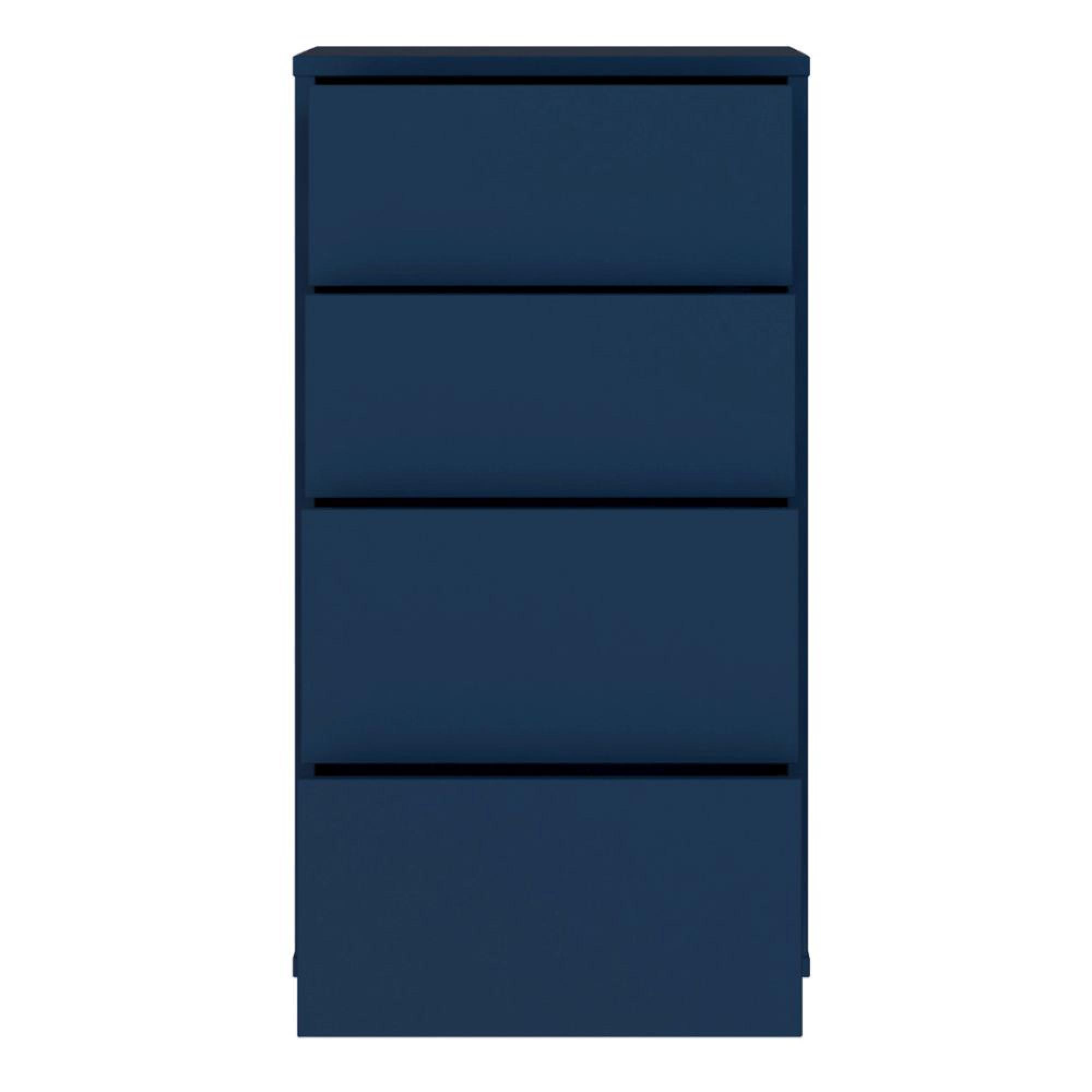 Alice Springs Chest - 4 Drawer - Tall - Night Blue