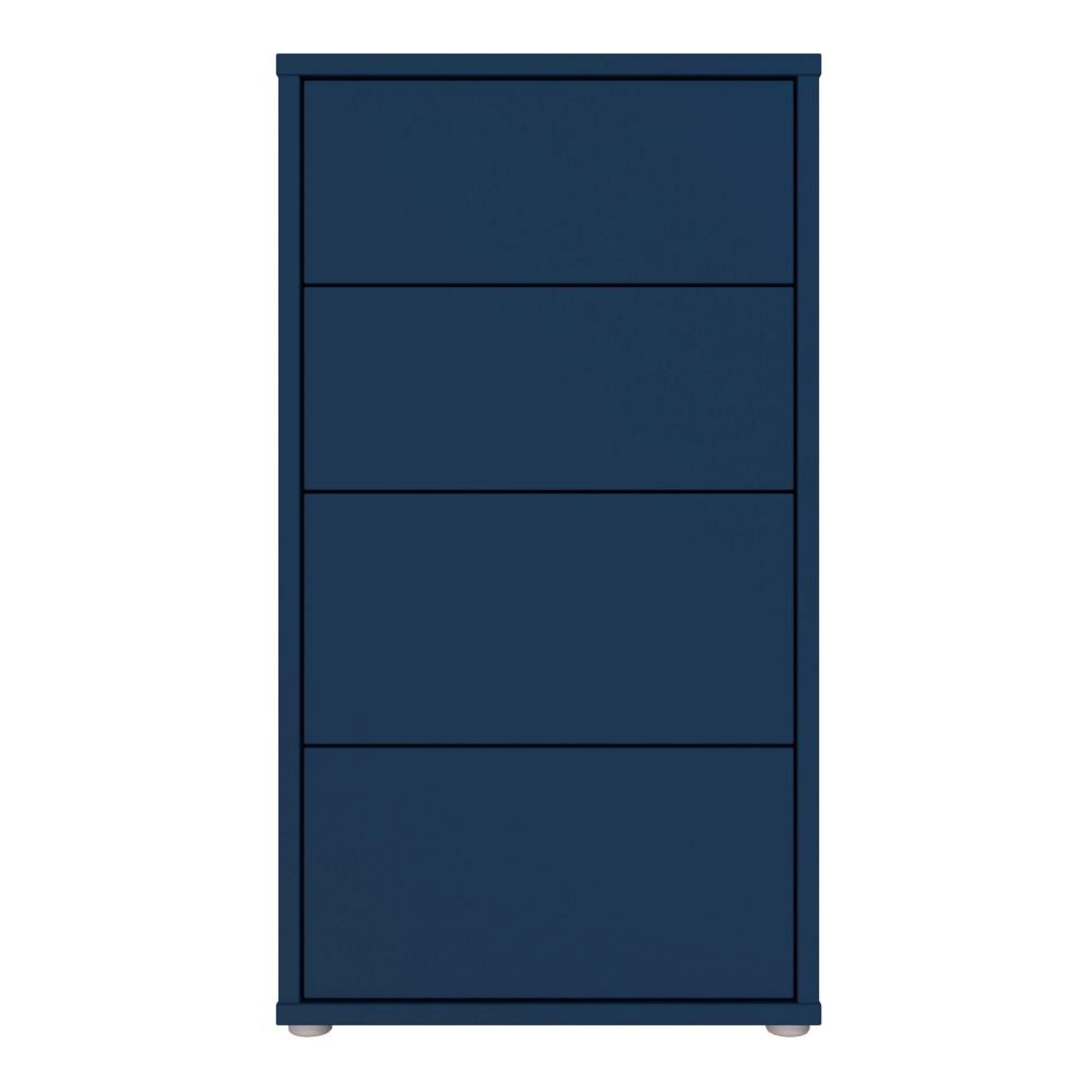 Alice Springs Chest - 4 Drawer - Tall - Night Blue