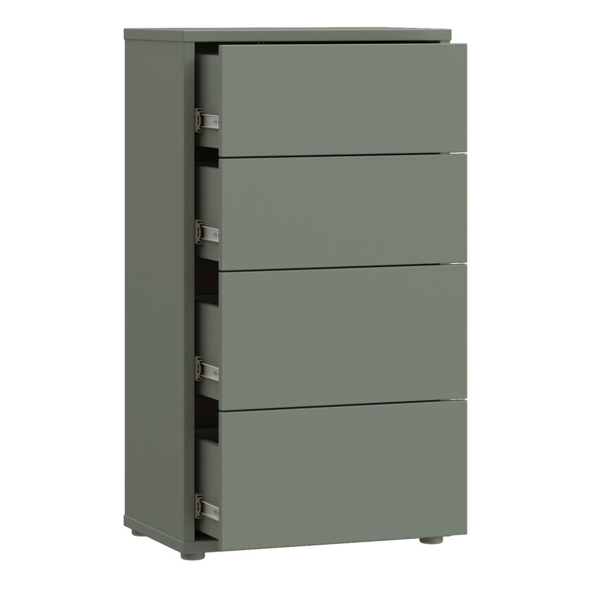 Alice Springs Chest - 4 Drawer - Tall - Sage Green