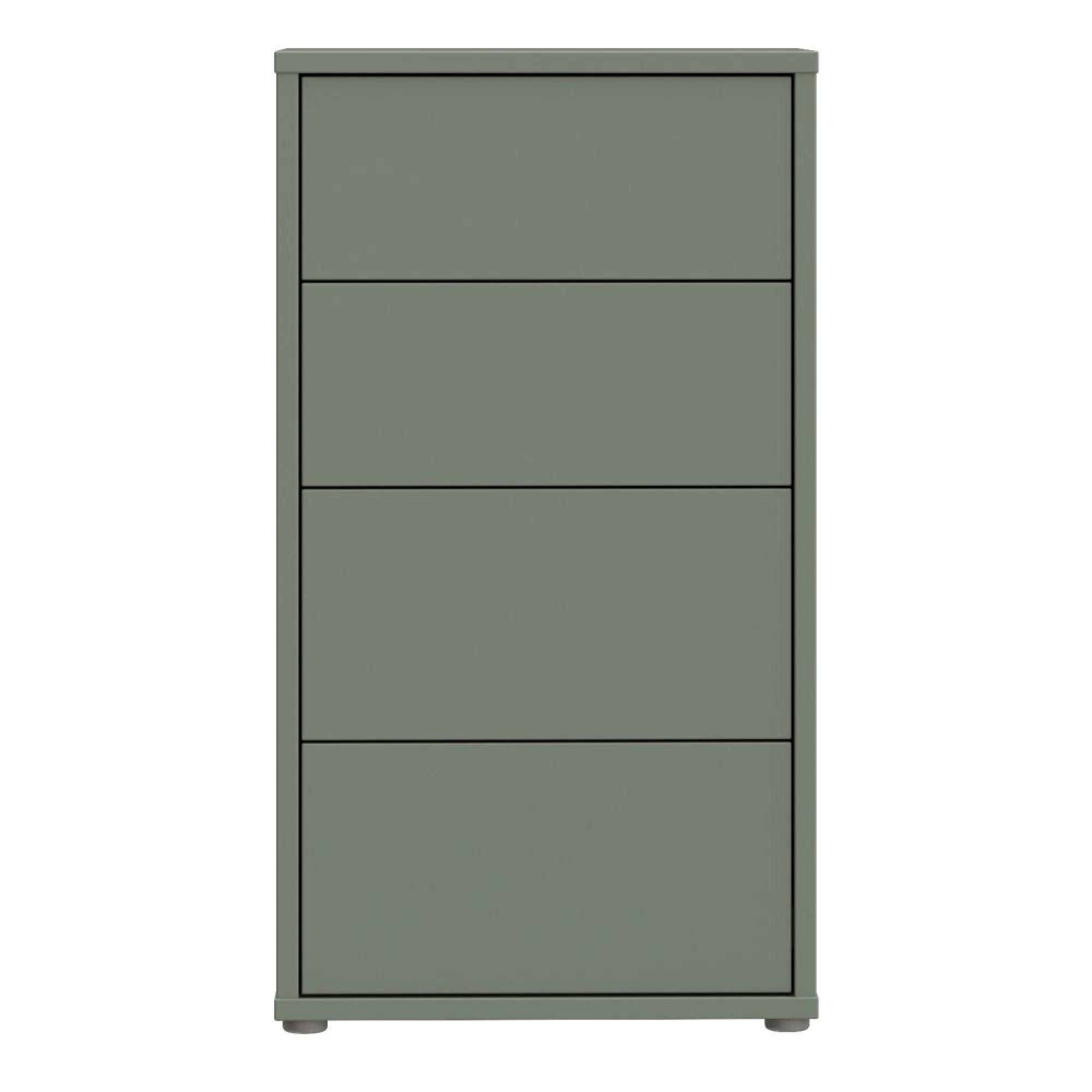 Alice Springs Chest - 4 Drawer - Tall - Sage Green