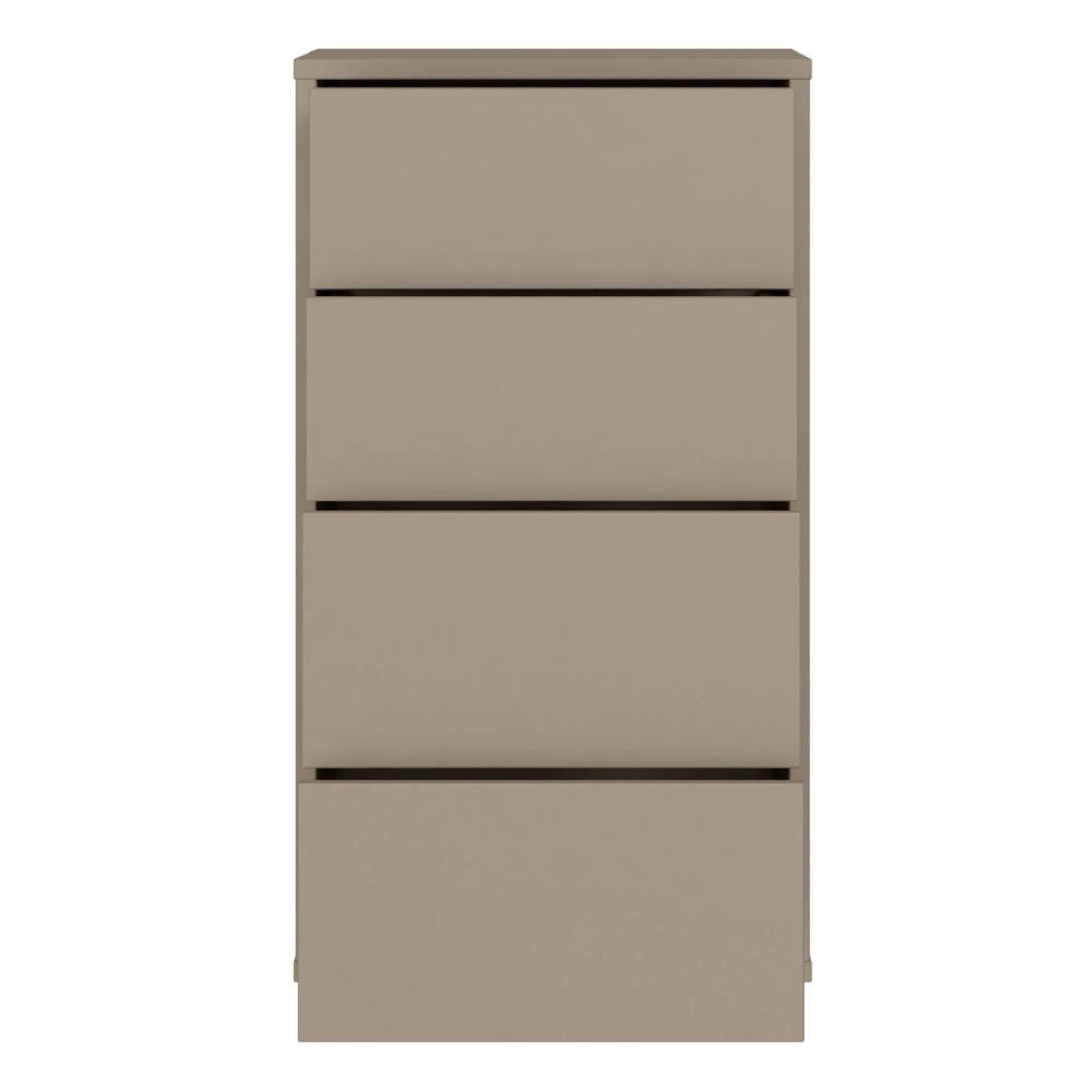 Alice Springs Chest - 4 Drawer - Tall - Taupe