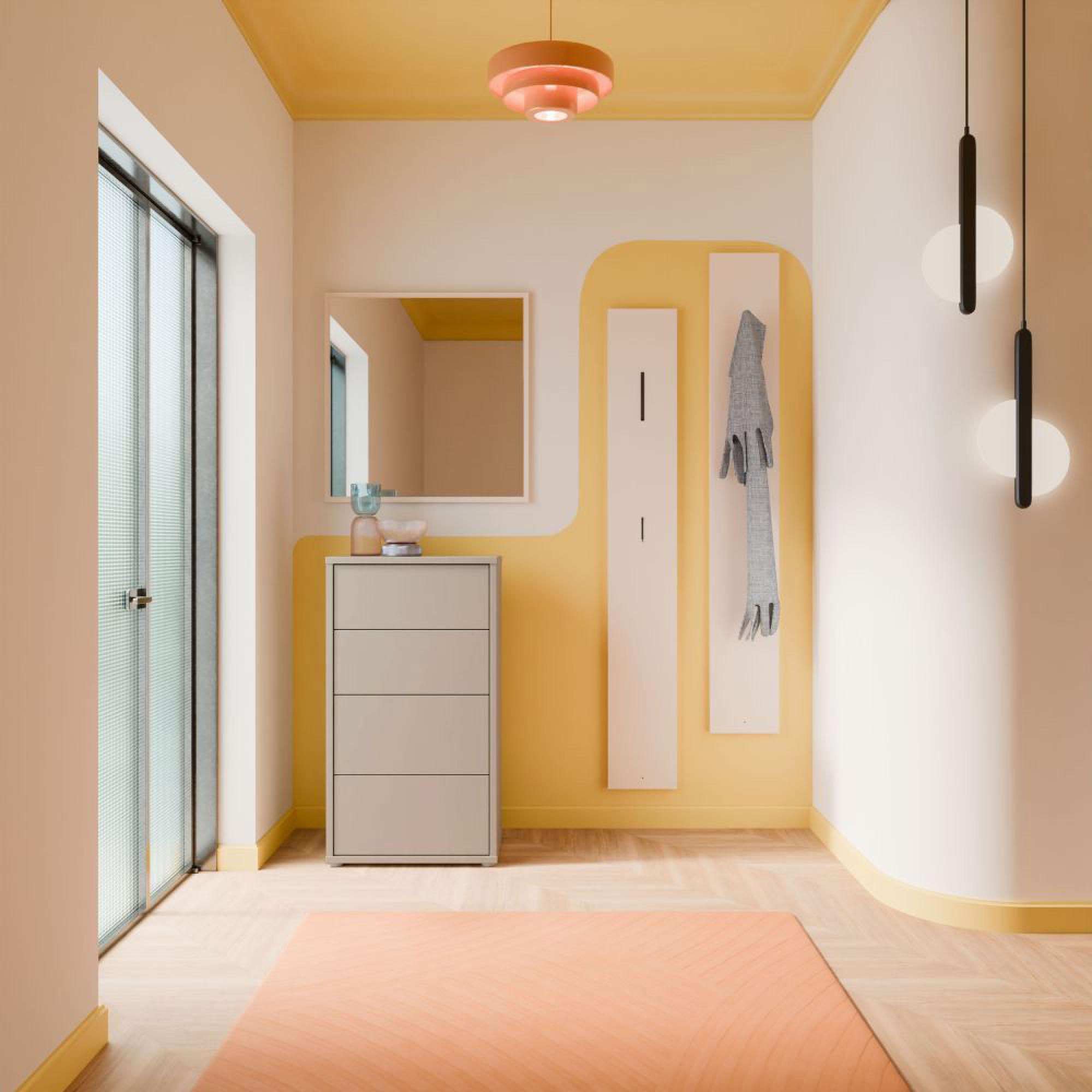 Alice Springs Chest - 4 Drawer - Tall - Taupe