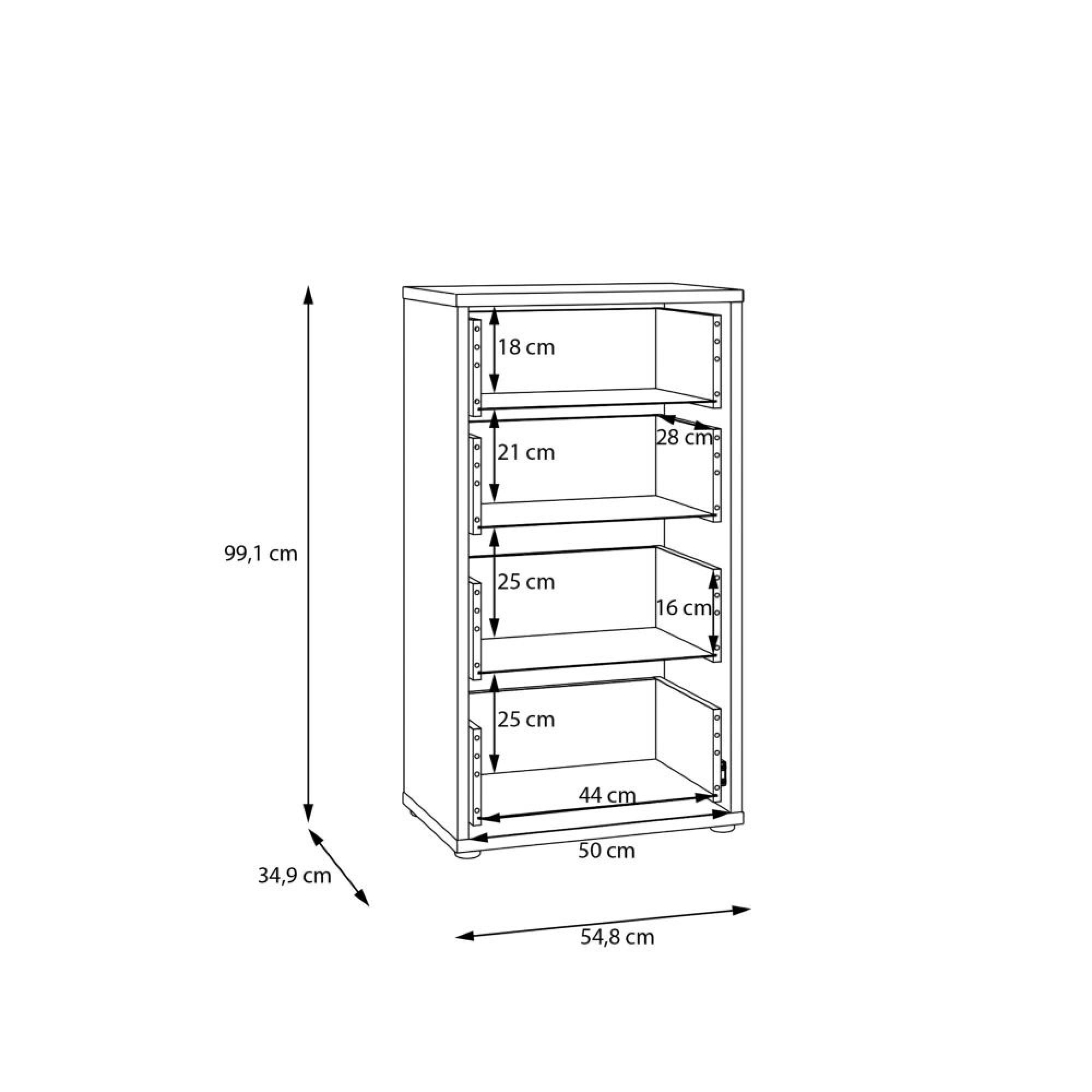 Alice Springs Chest - 4 Drawer - Tall - Taupe