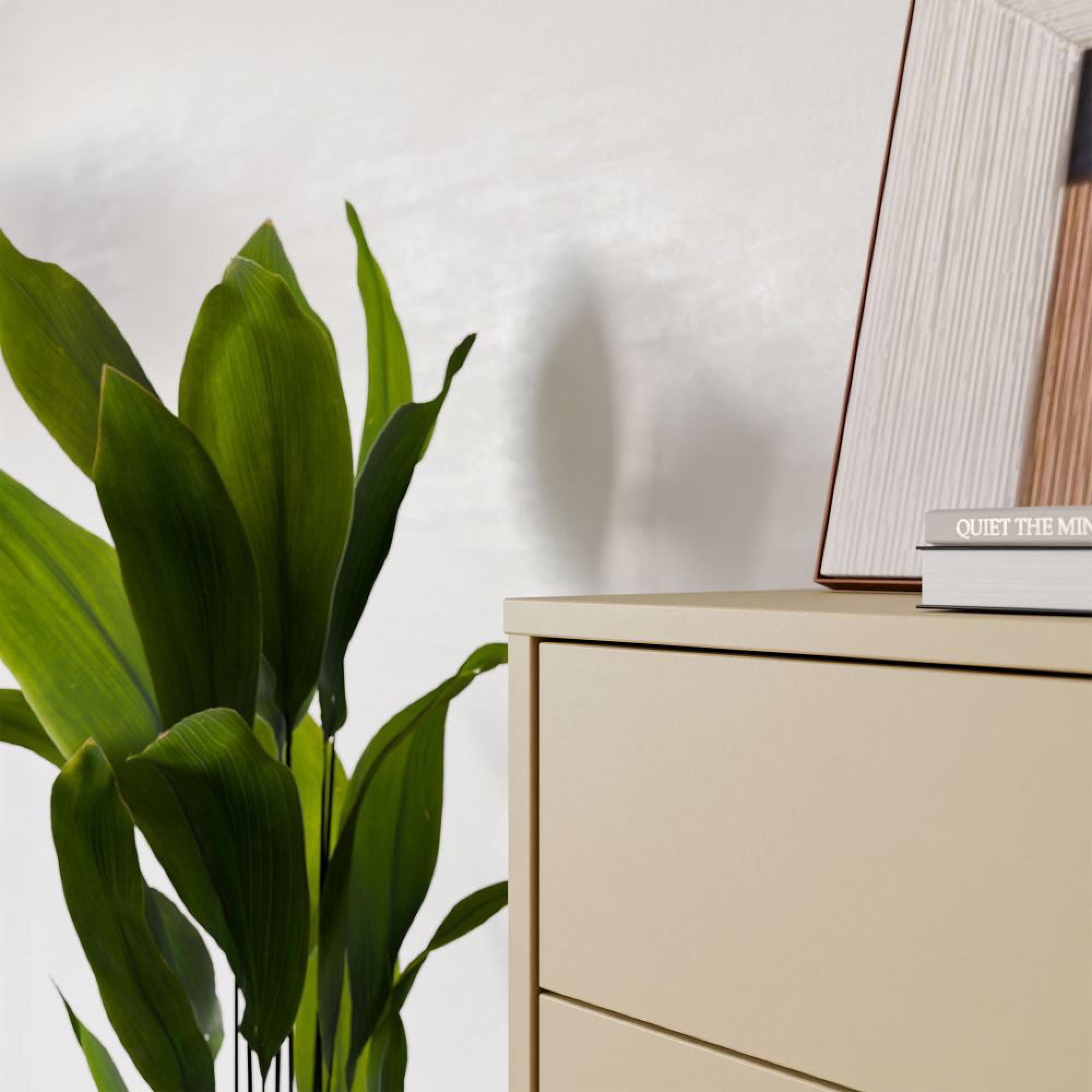 Alice Springs Chest - 4 Drawer - Wide - Butter Yellow