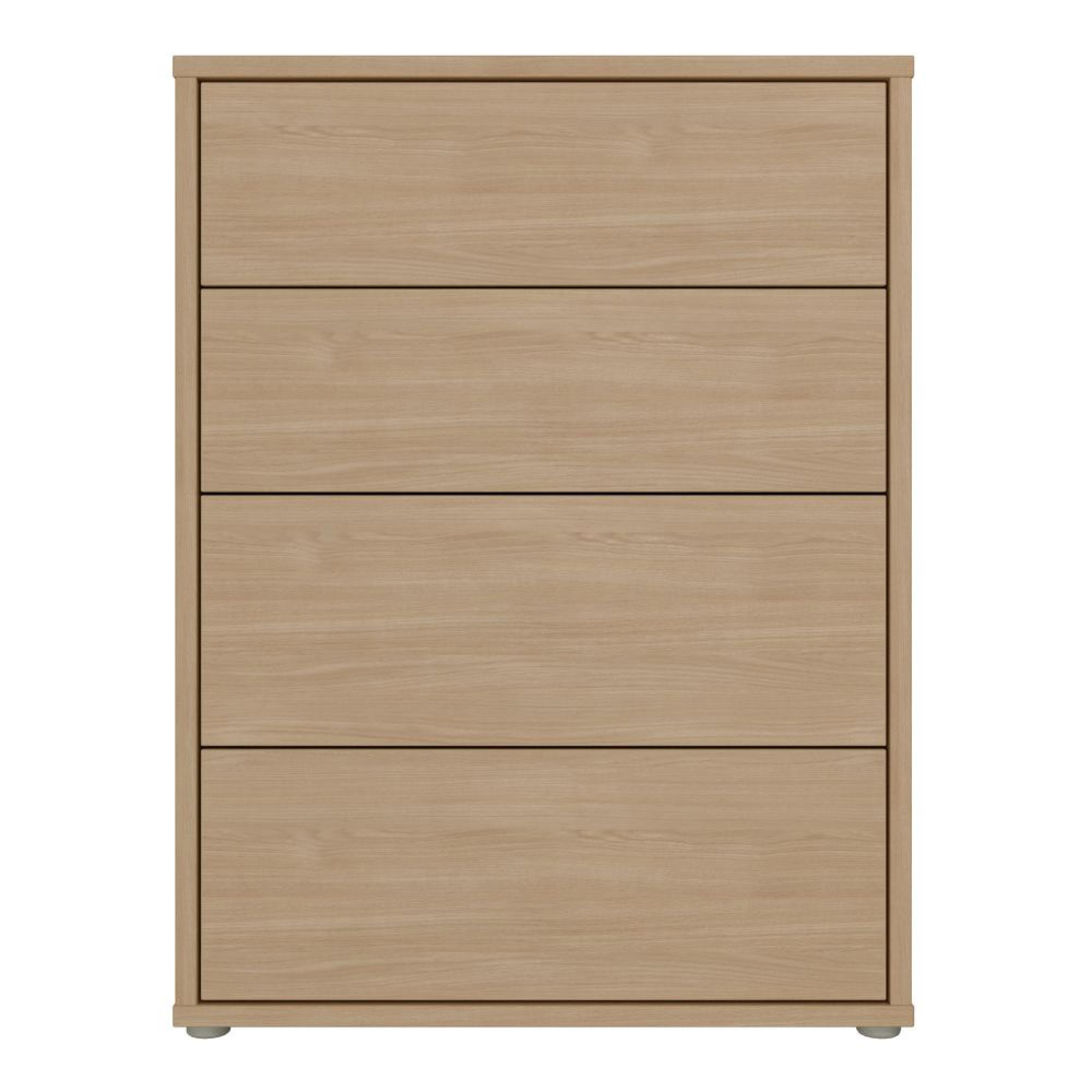 Alice Springs Chest - 4 Drawer - Wide - Elegancia Oak