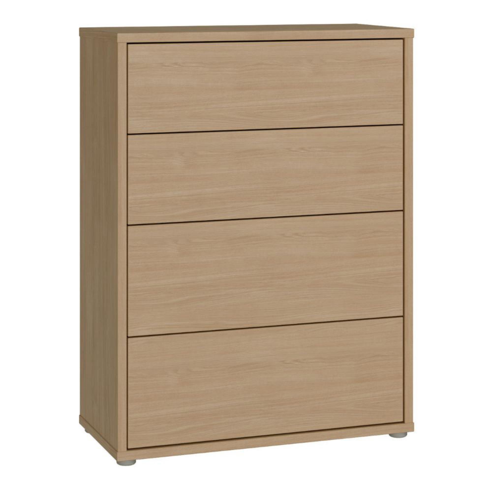 Alice Springs Chest - 4 Drawer - Wide - Elegancia Oak