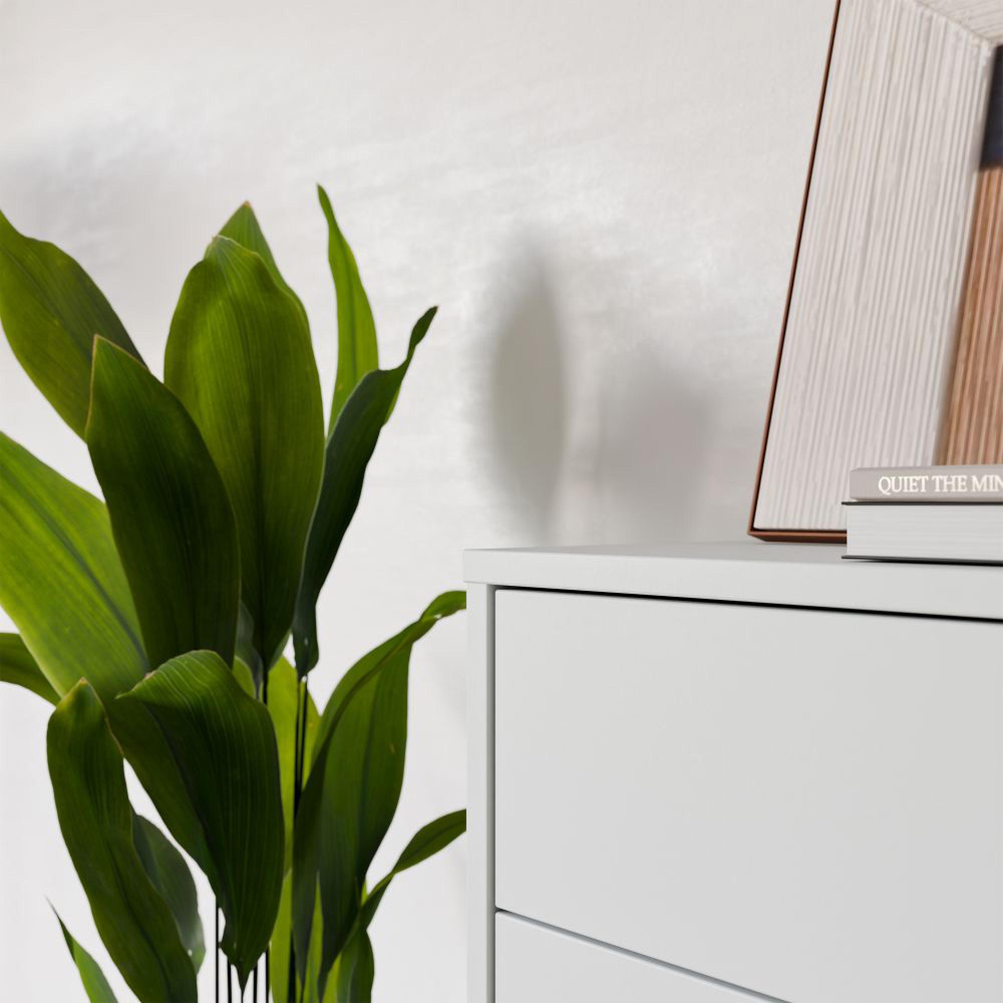 Alice Springs Chest - 4 Drawer - Wide - Light Grey