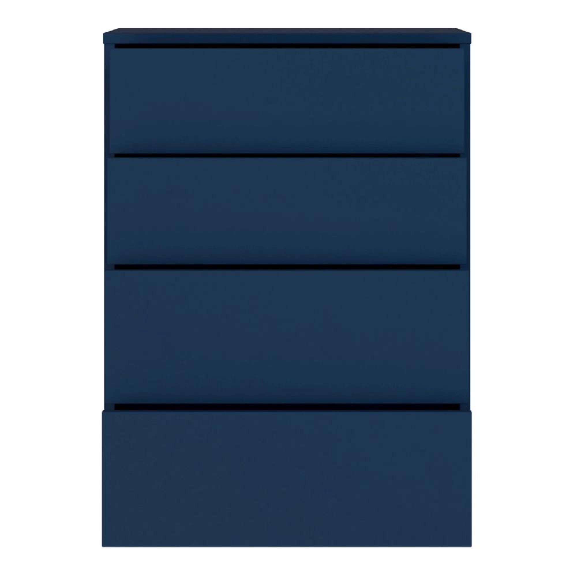 Alice Springs Chest - 4 Drawer - Wide - Night Blue