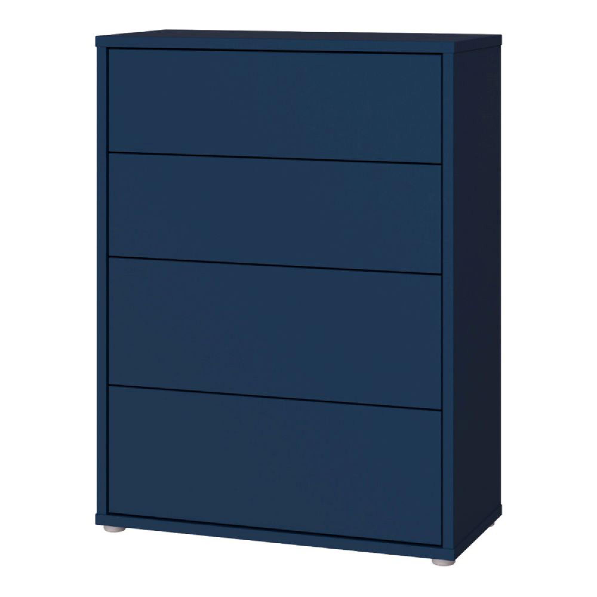 Alice Springs Chest - 4 Drawer - Wide - Night Blue