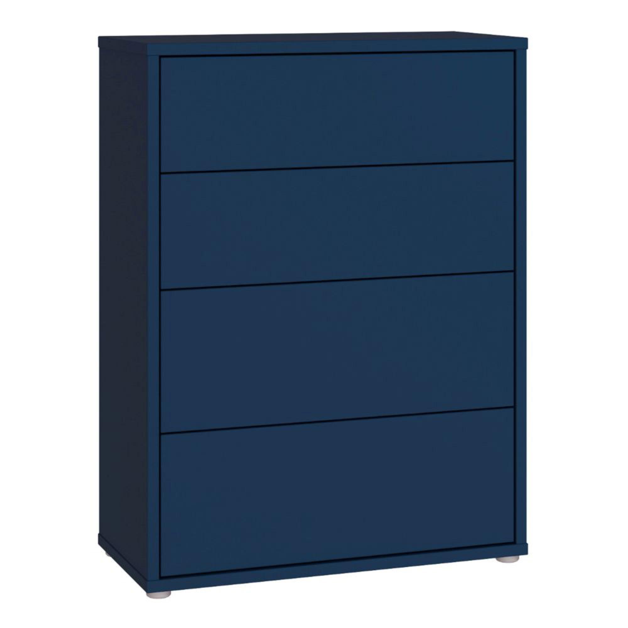 Alice Springs Chest - 4 Drawer - Wide - Night Blue