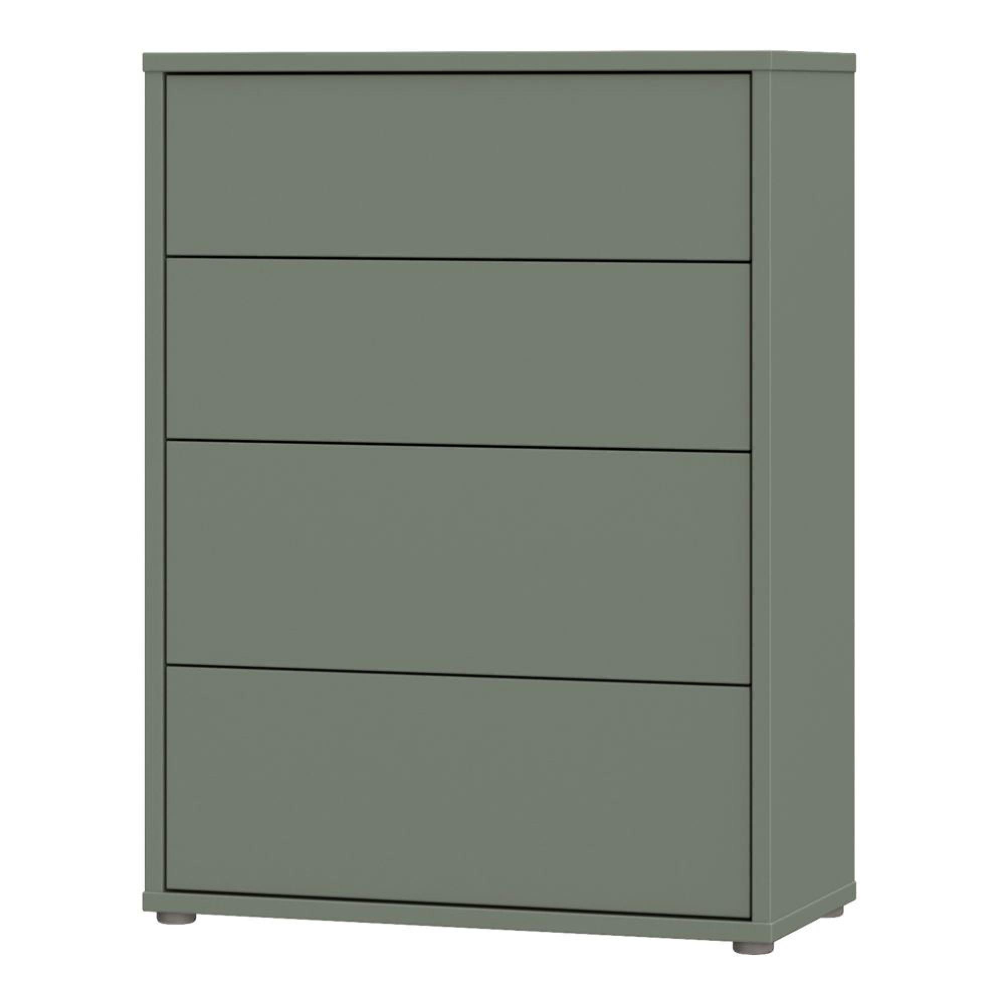 Alice Springs Chest - 4 Drawer - Wide - Sage Green