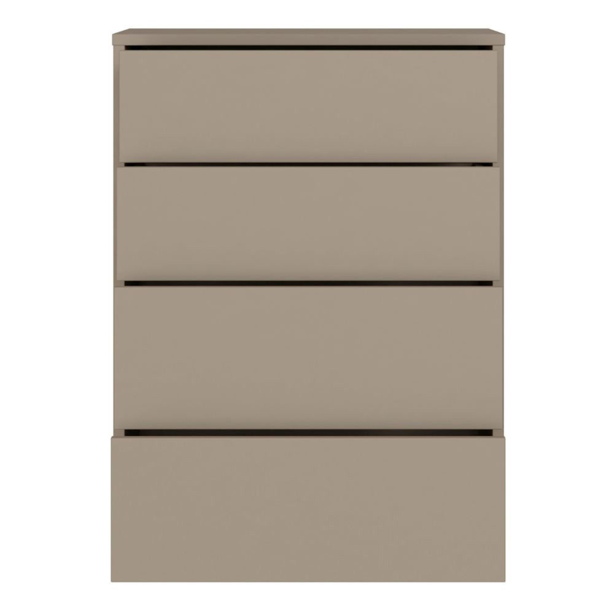 Alice Springs Chest - 4 Drawer - Wide - Taupe
