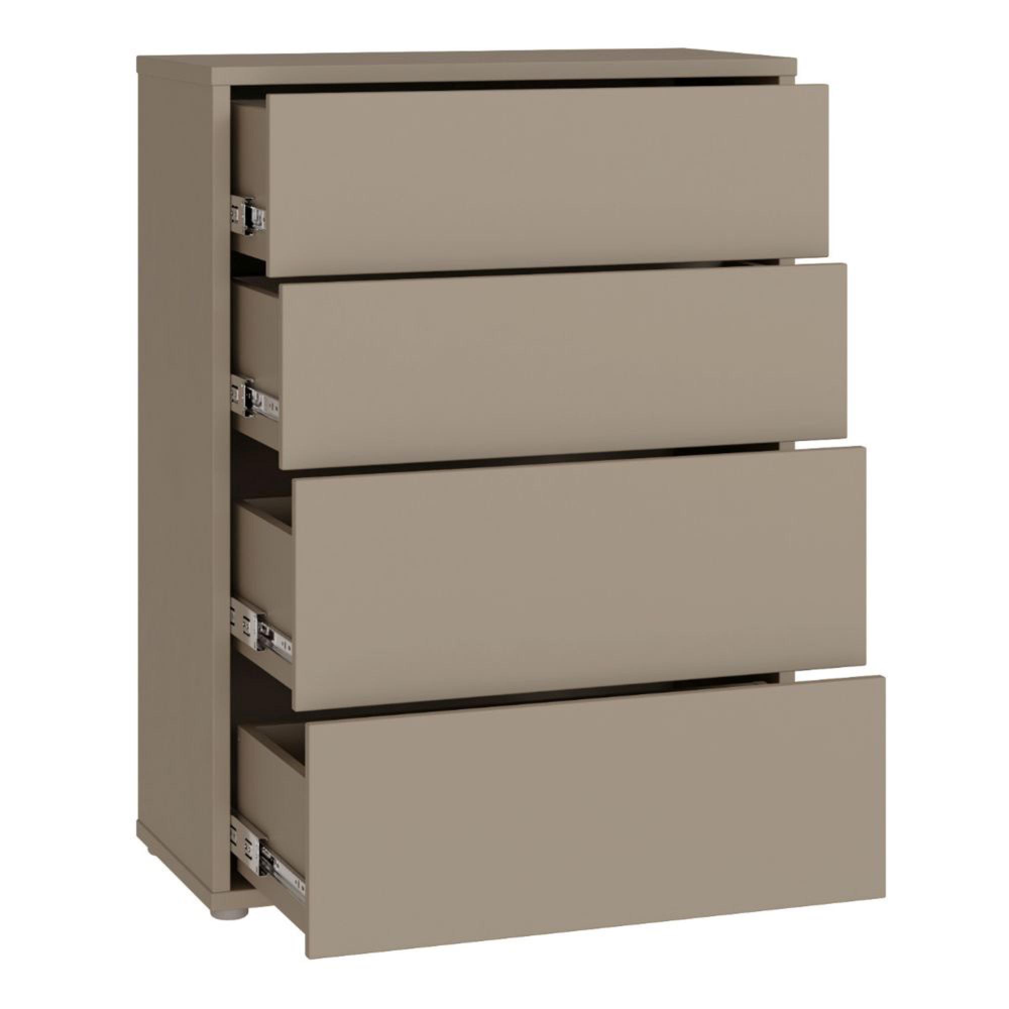 Alice Springs Chest - 4 Drawer - Wide - Taupe