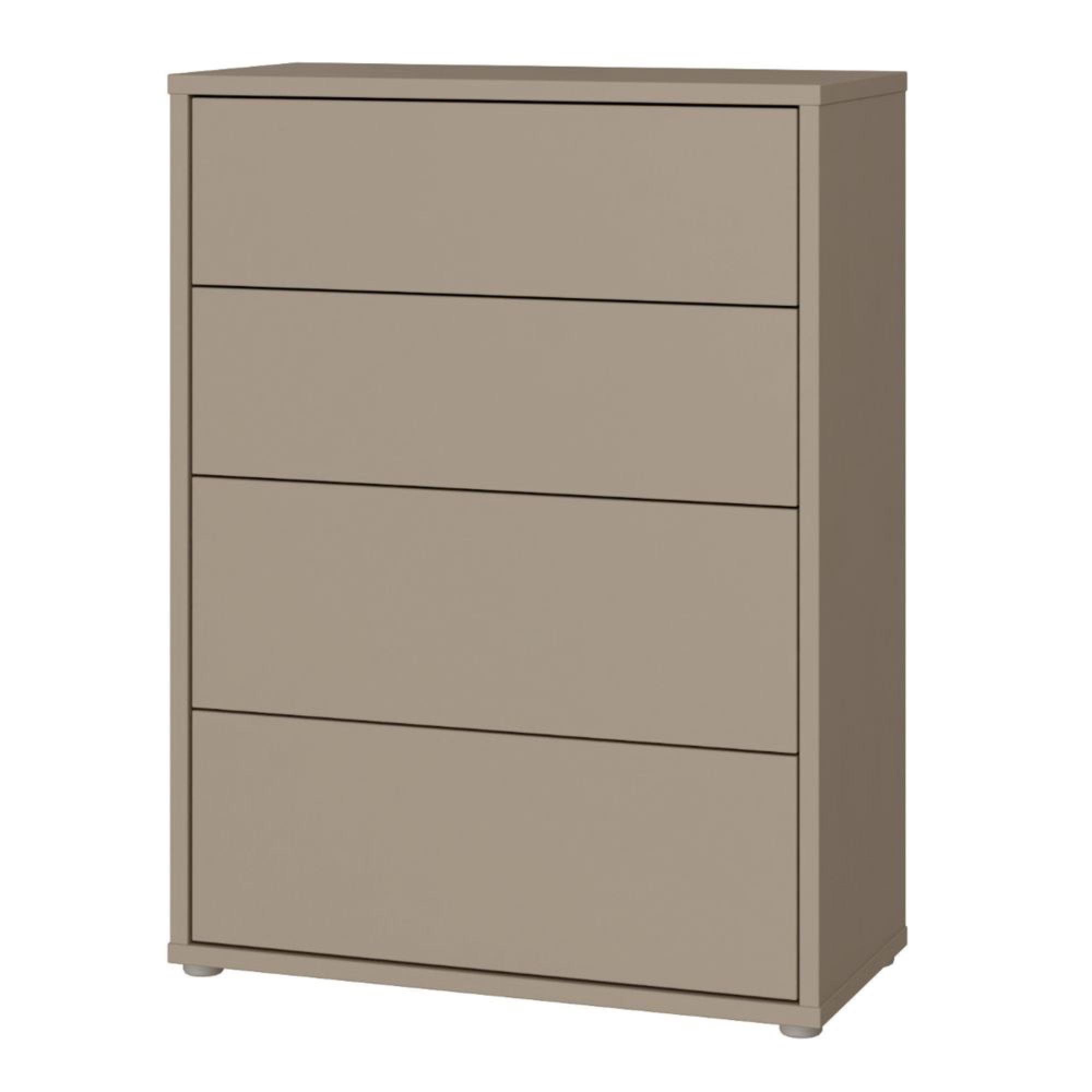 Alice Springs Chest - 4 Drawer - Wide - Taupe