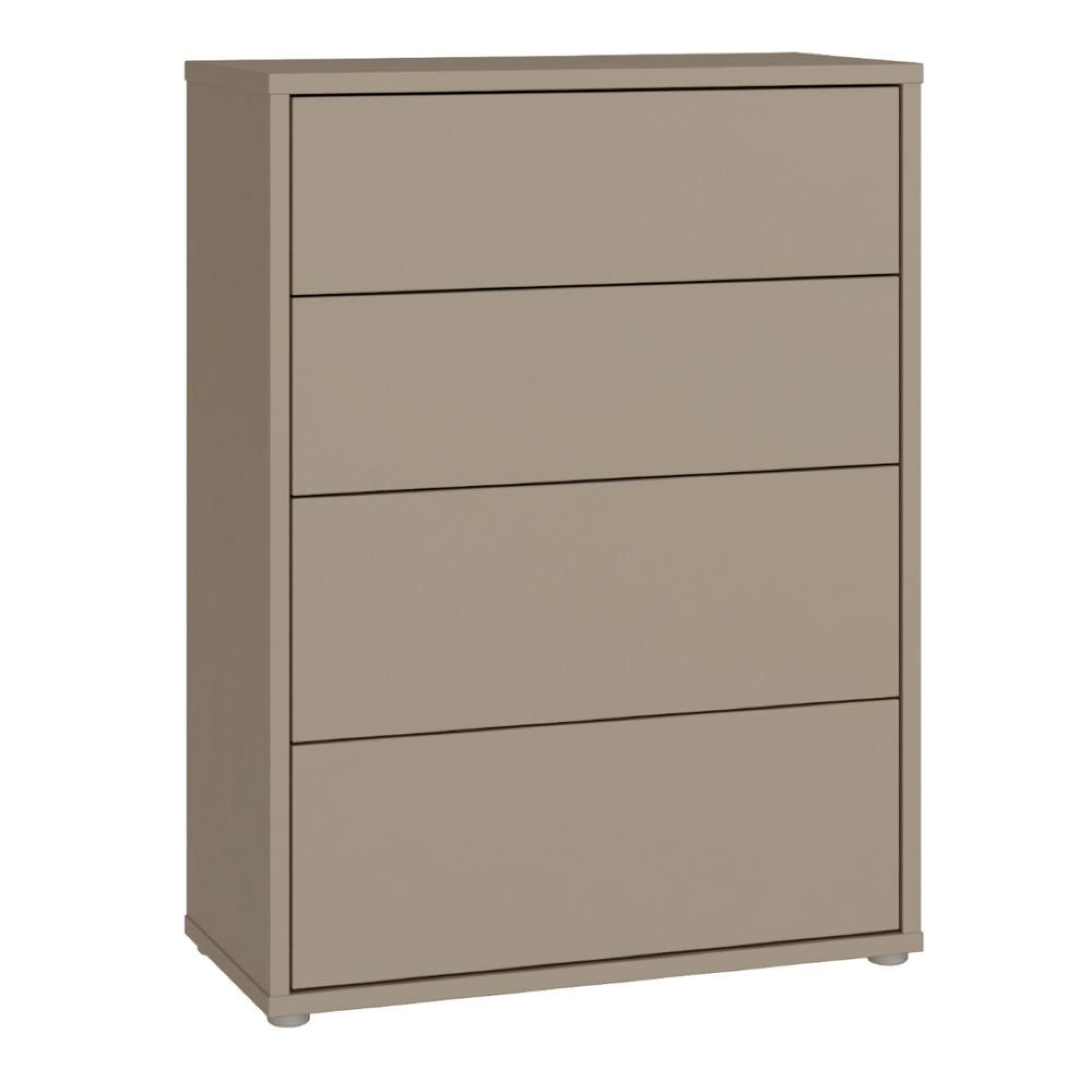 Alice Springs Chest - 4 Drawer - Wide - Taupe