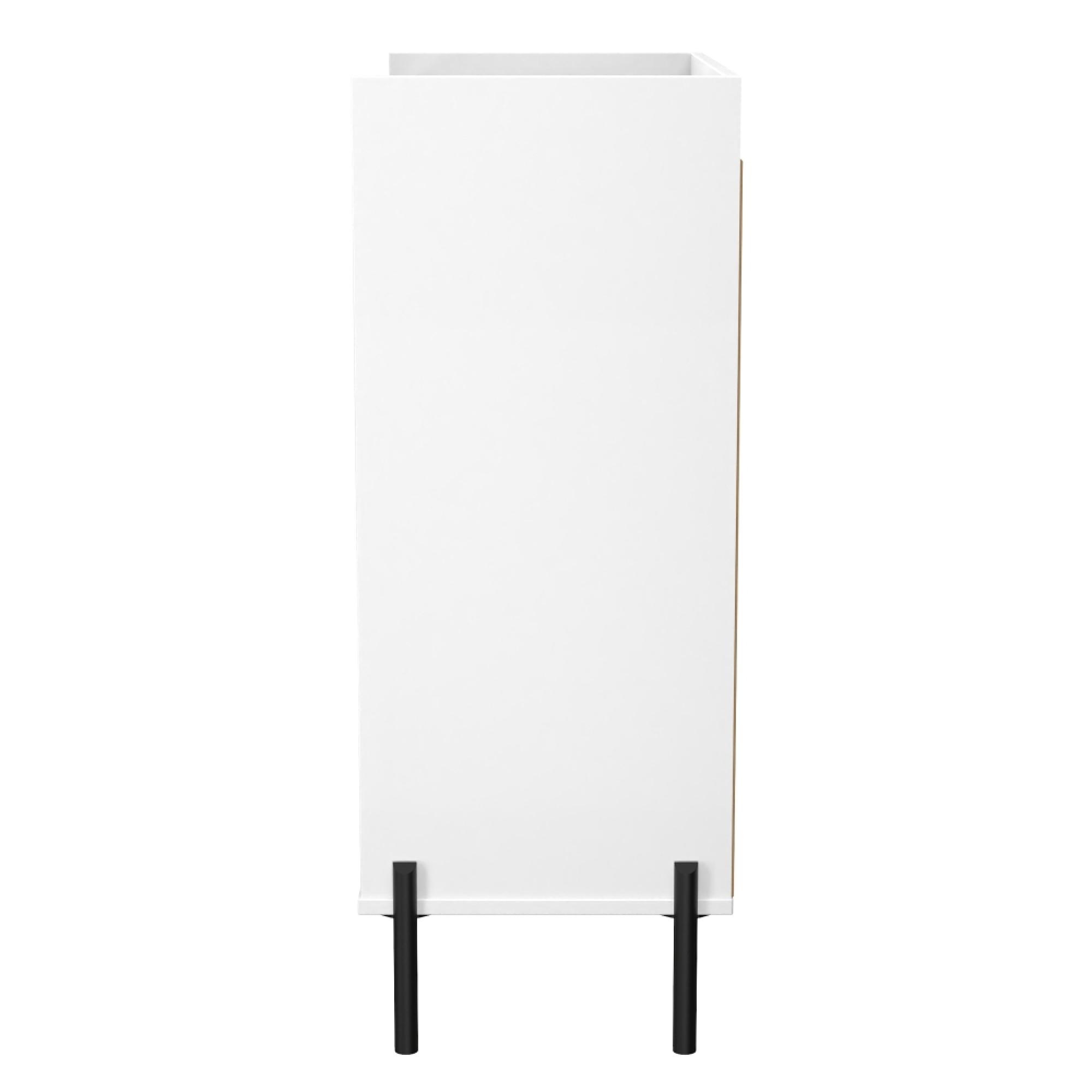Osaka Chest - 4 Drawer - White Matt Fluted
