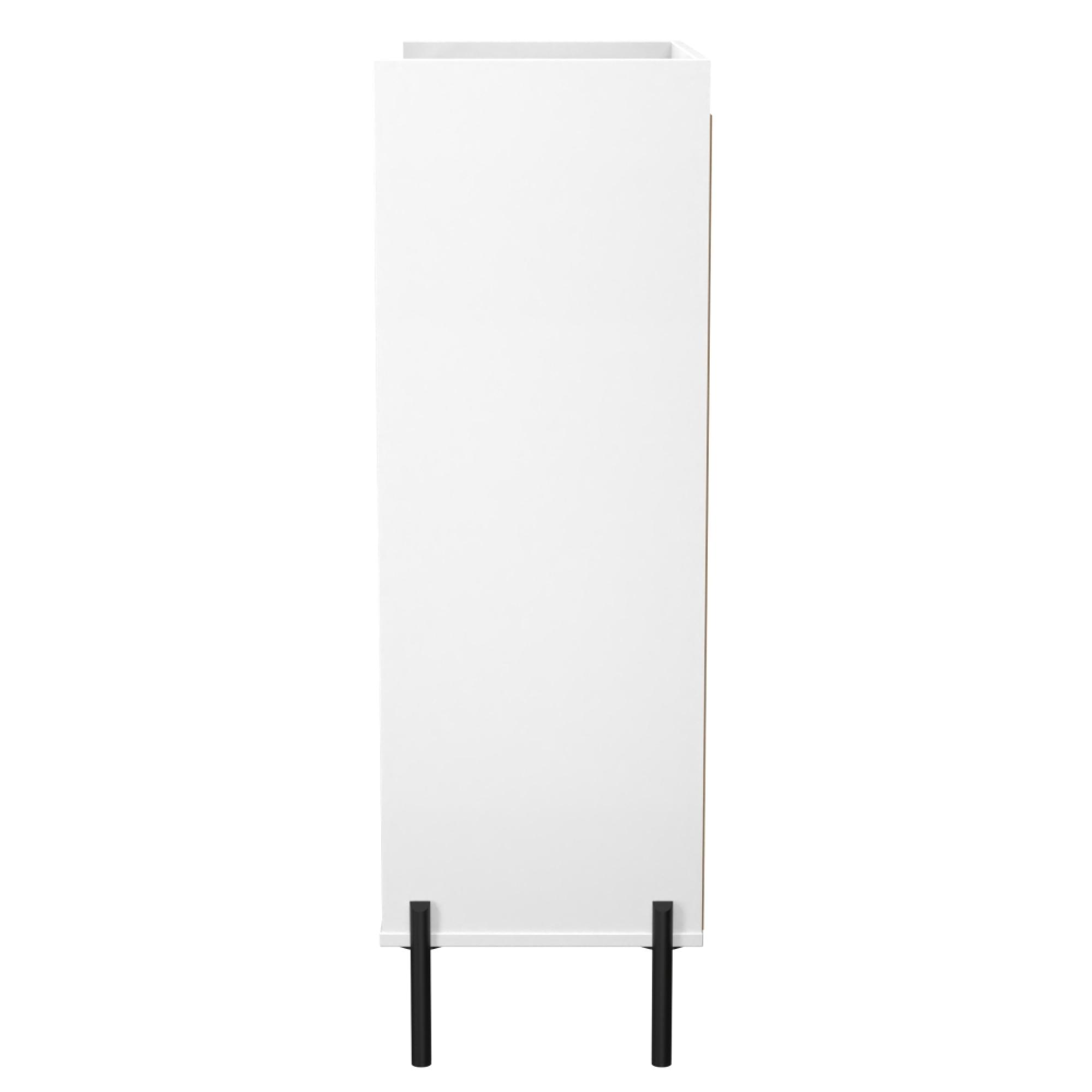 Osaka Chest - 5 Drawer - Wide - White Matt Fluted