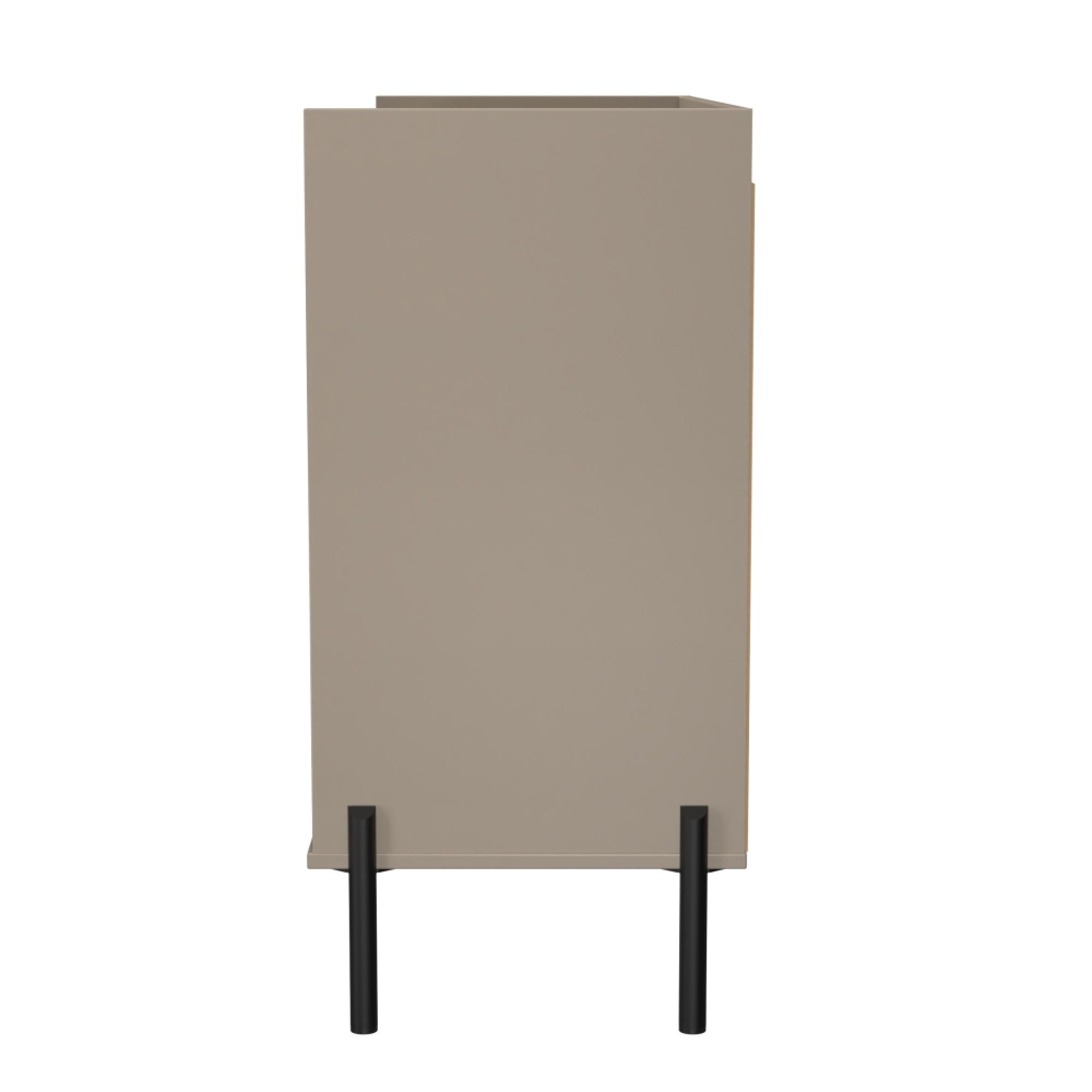 Osaka Chest - 6 Drawer - Midi - Mushroom Matt Fluted