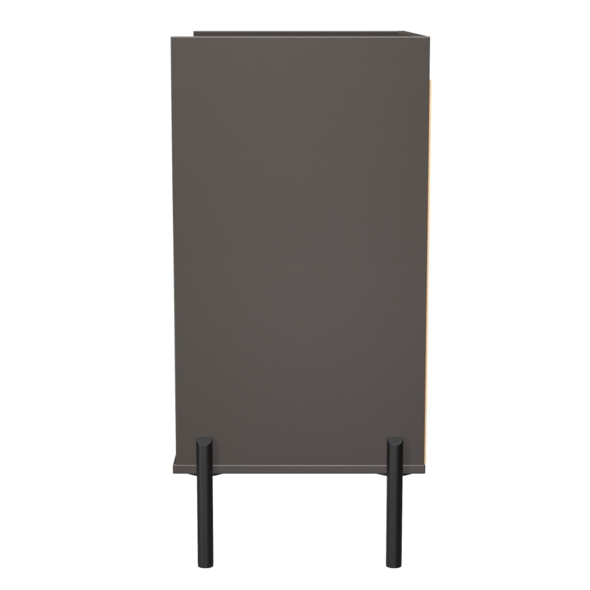 Osaka Chest - 3 Drawer - Midi - Graphite Fluted