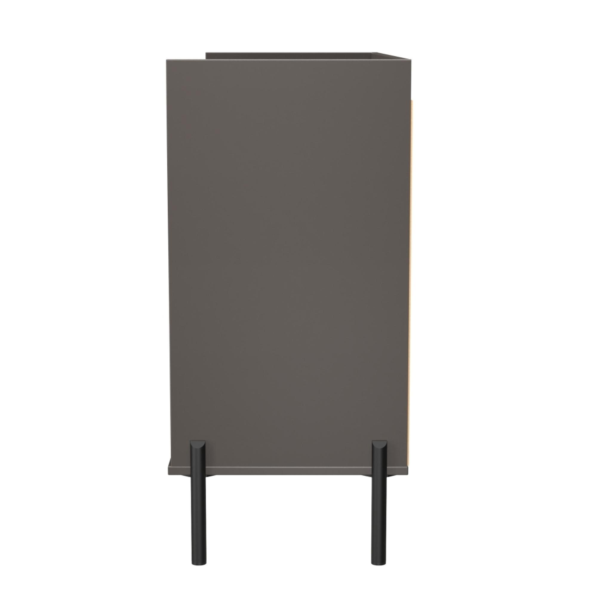 Osaka Chest - 6 Drawer - Midi - Graphite Fluted