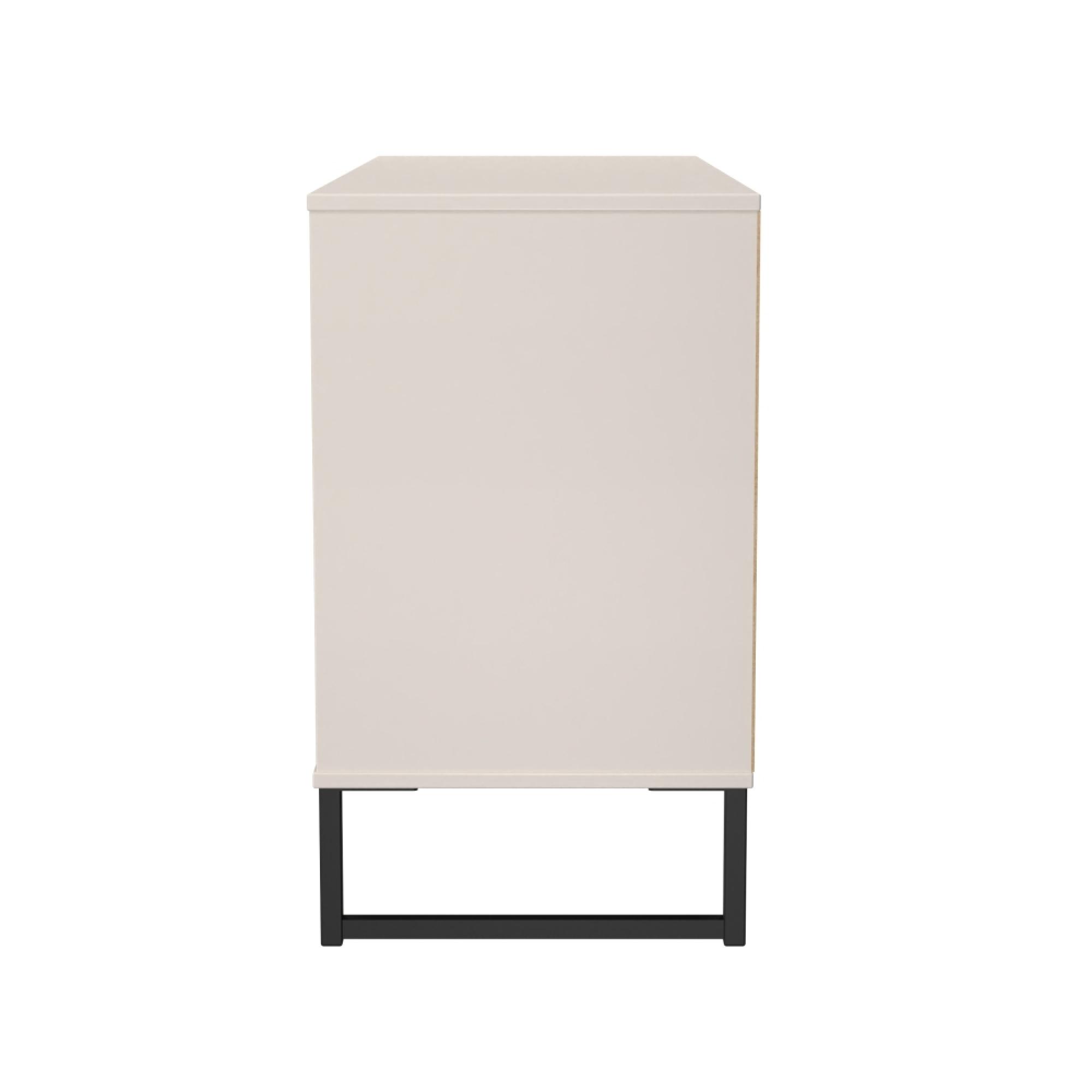 Harlequin Chest - 6 Drawer - Midi - with Hairpin Legs - Kashmir Matt