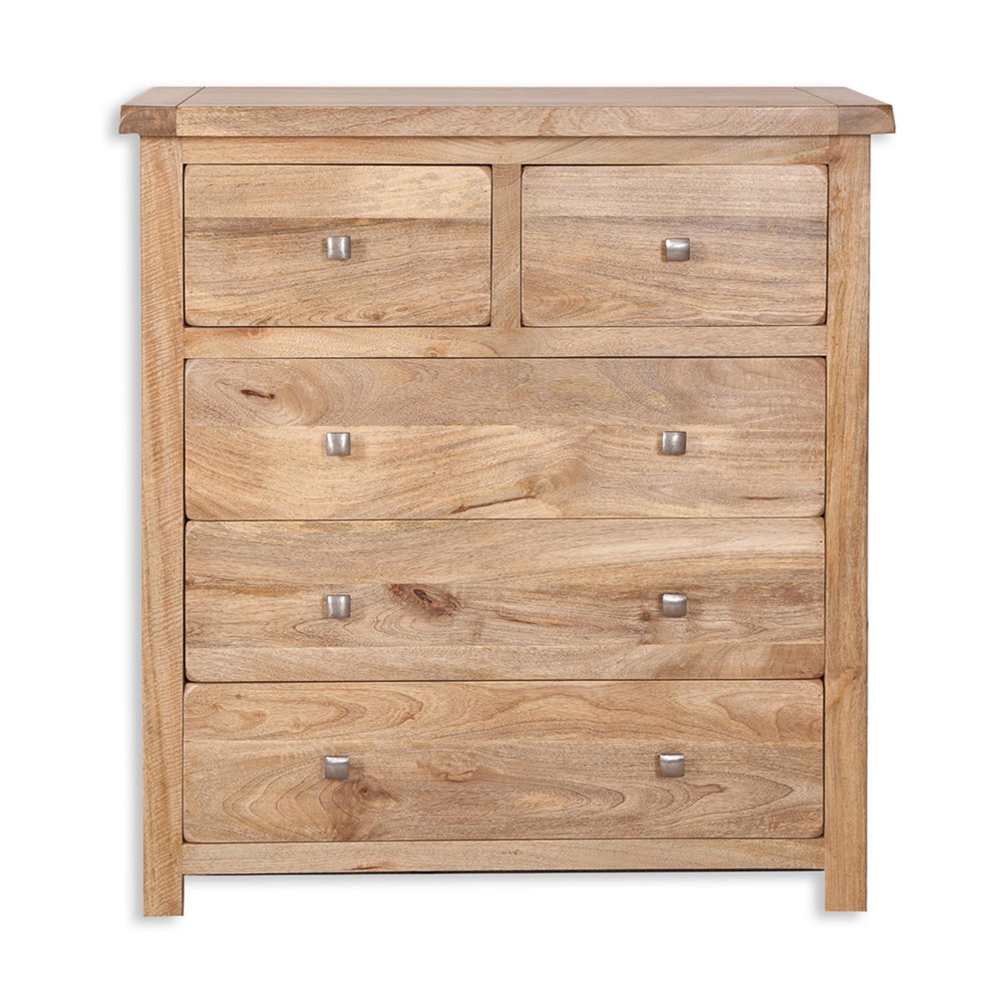 Odisha Chest - 2+3 Drawer - Solid Mango Wood