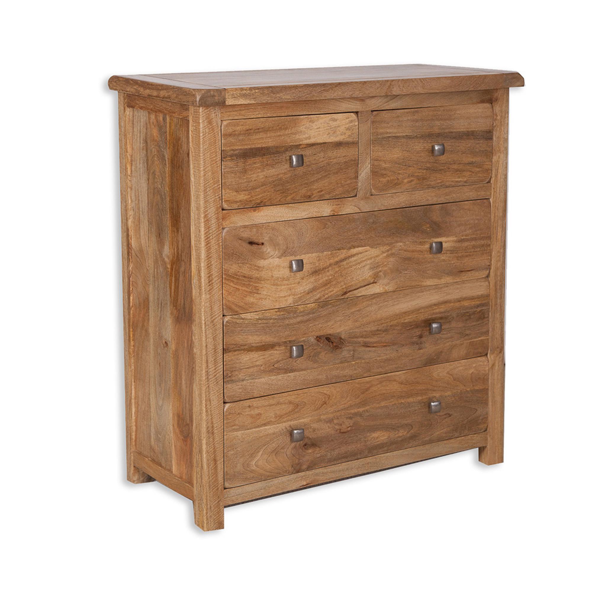 Odisha Chest - 2+3 Drawer - Solid Mango Wood