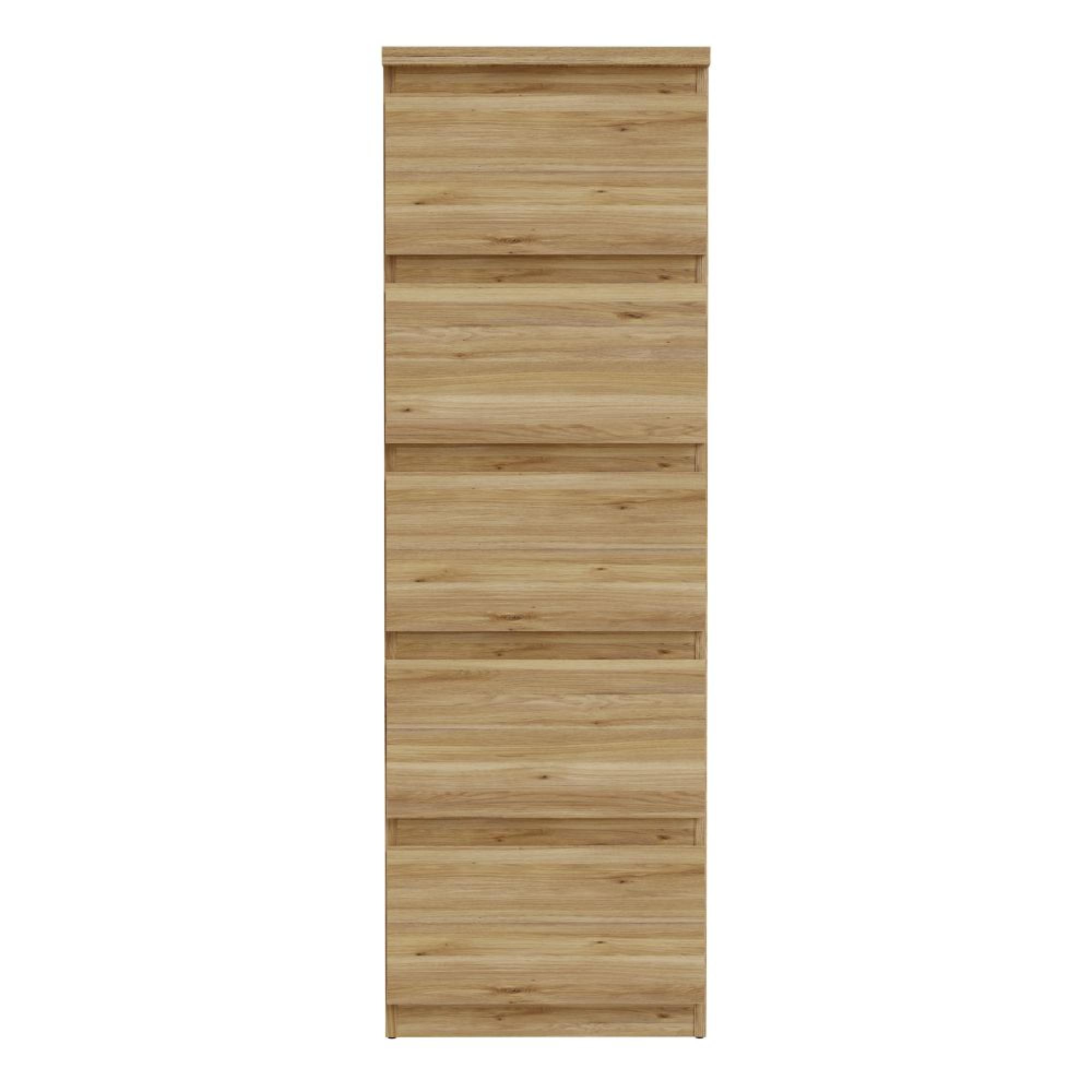 Edmore Chest - 5 Drawer - Tall - Light Oak