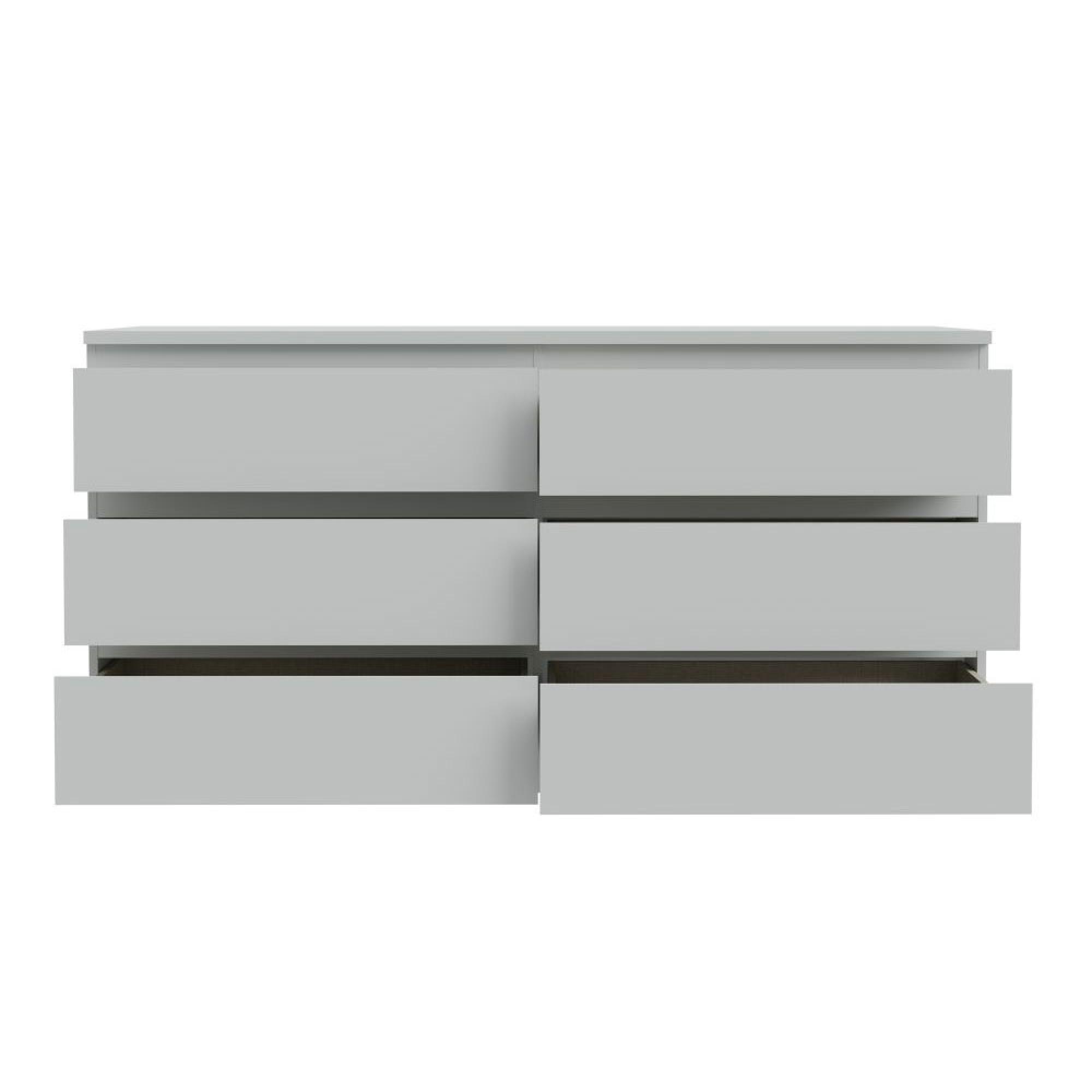 Edmore Chest - 6 Drawer - Large - Light Grey