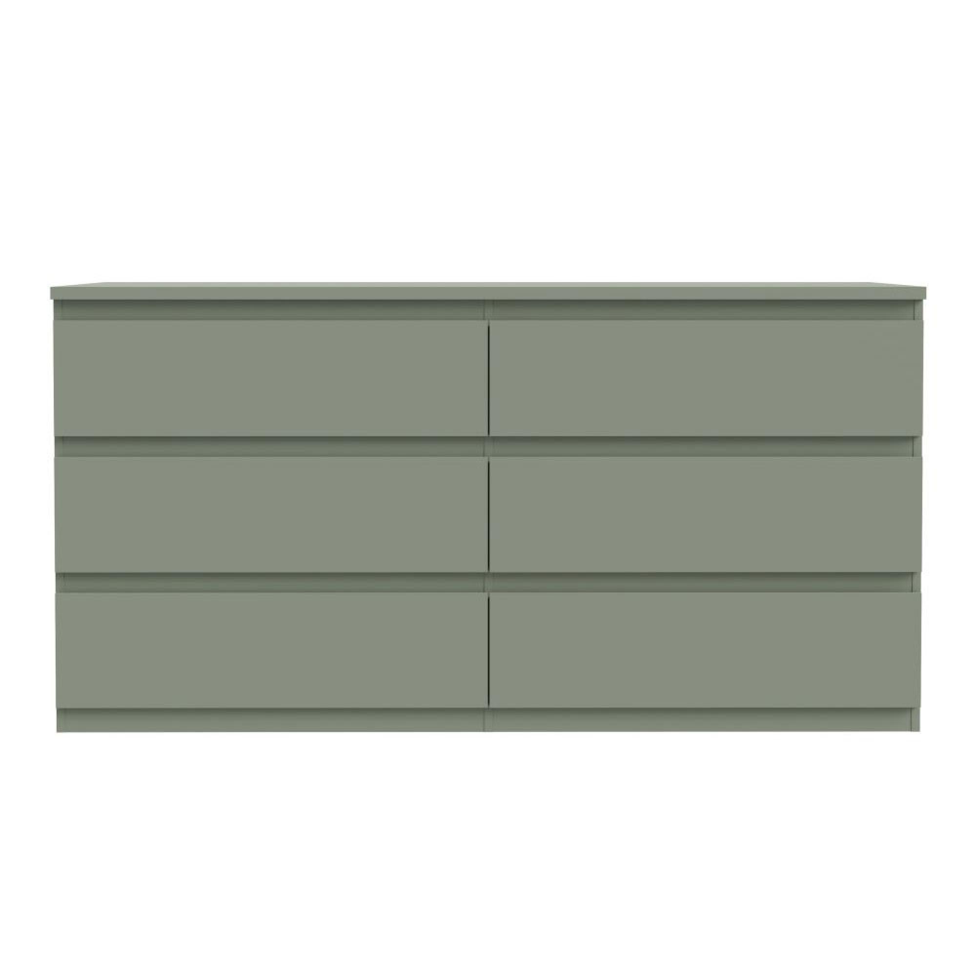 Edmore Chest - 6 Drawer - Large - Sage Green