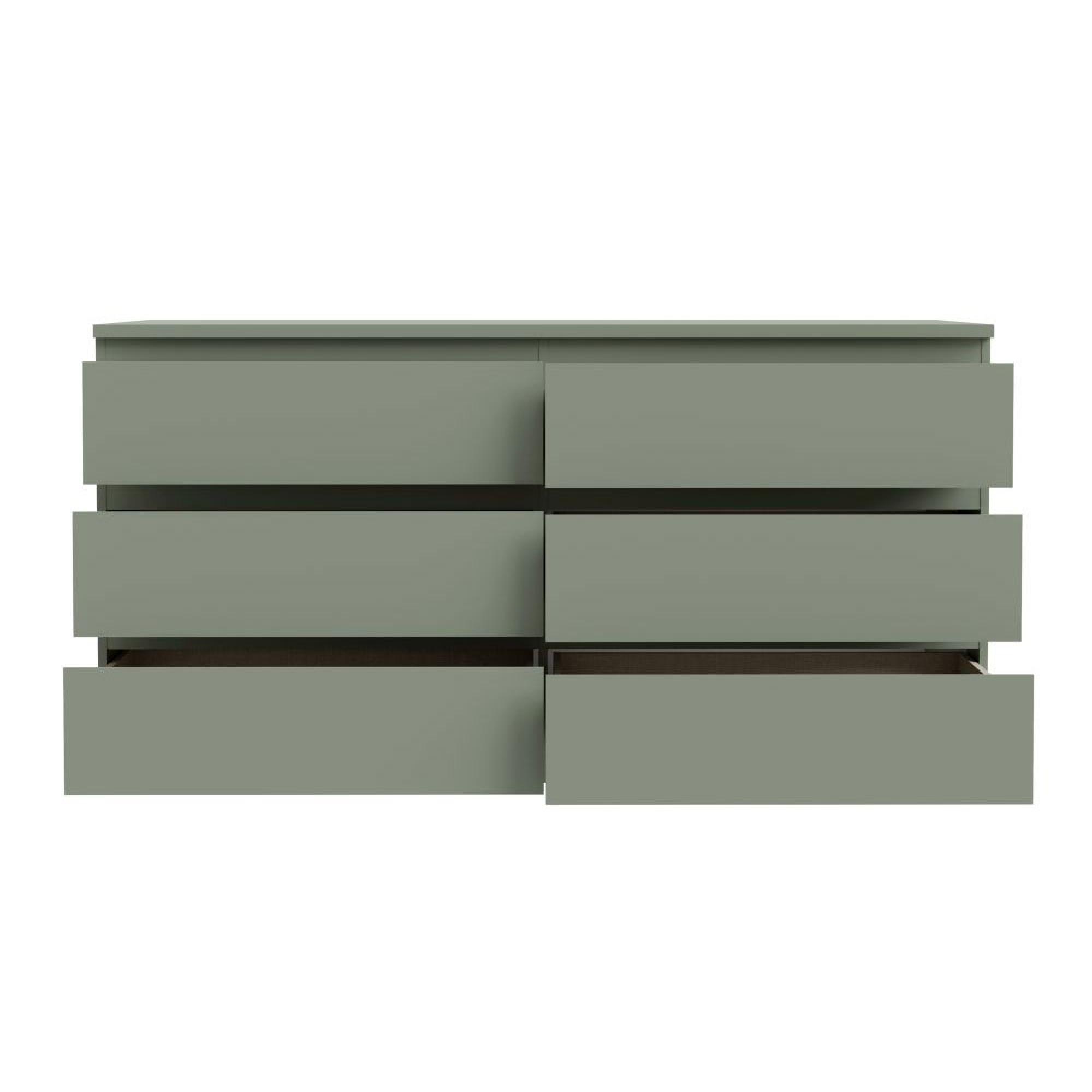 Edmore Chest - 6 Drawer - Large - Sage Green