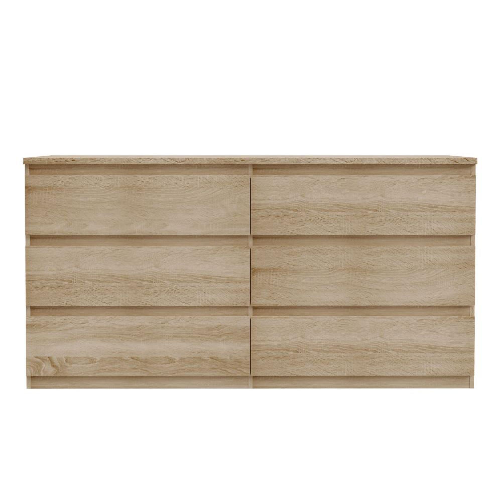 Edmore Chest - 6 Drawer - Large - Sonoma Oak