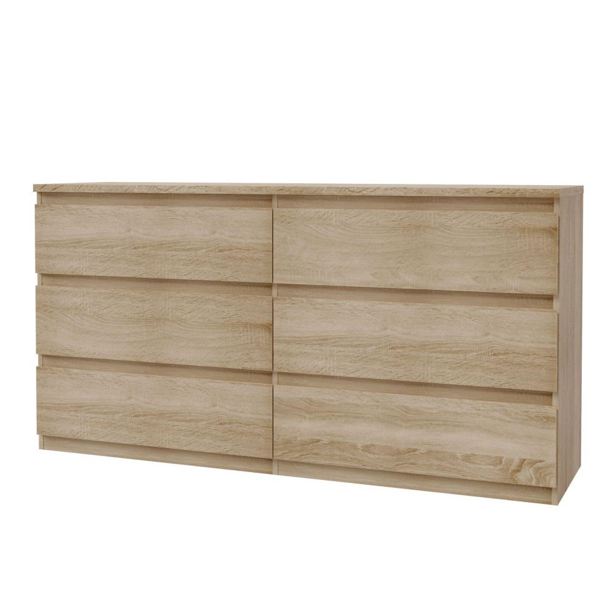 Edmore Chest - 6 Drawer - Large - Sonoma Oak