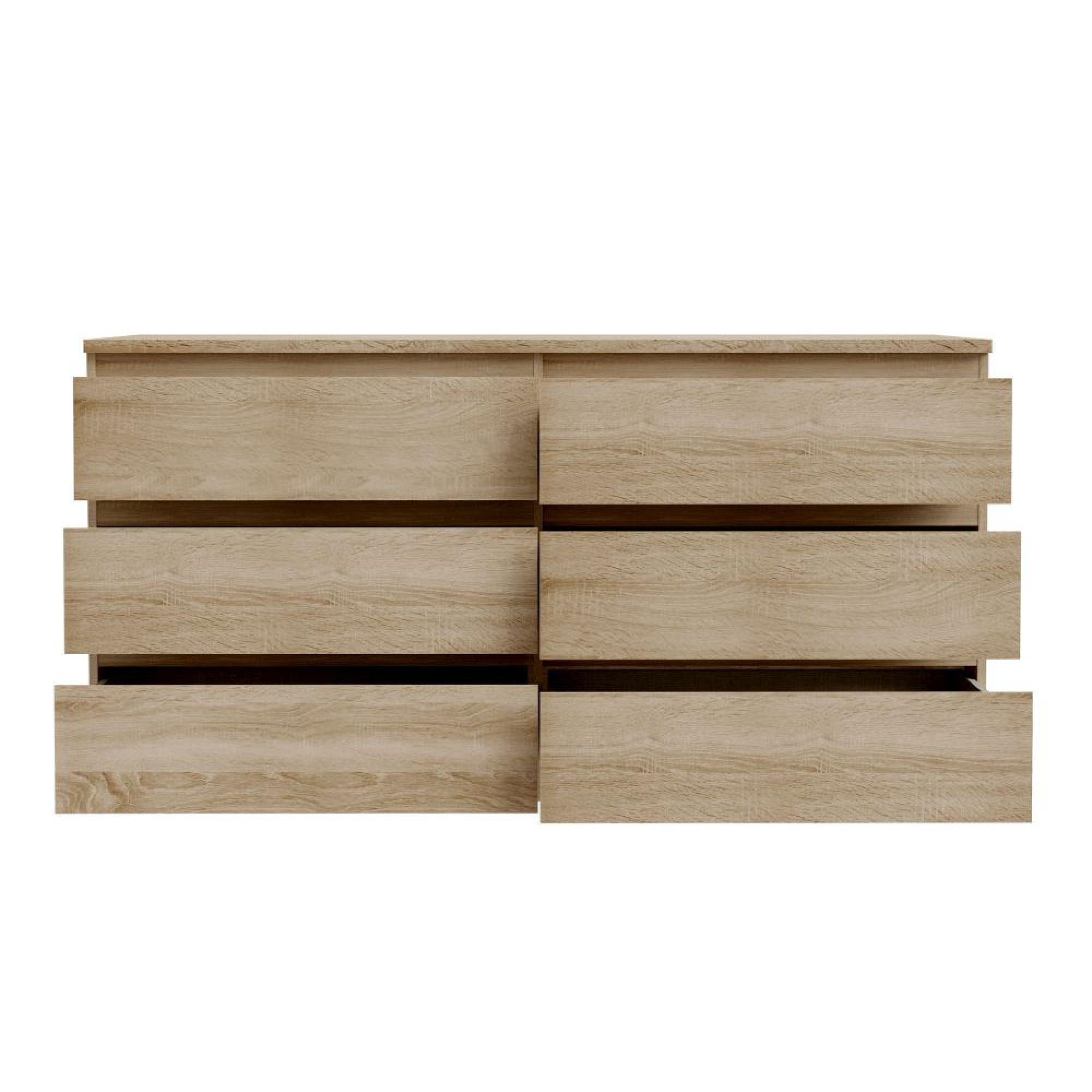 Edmore Chest - 6 Drawer - Large - Sonoma Oak