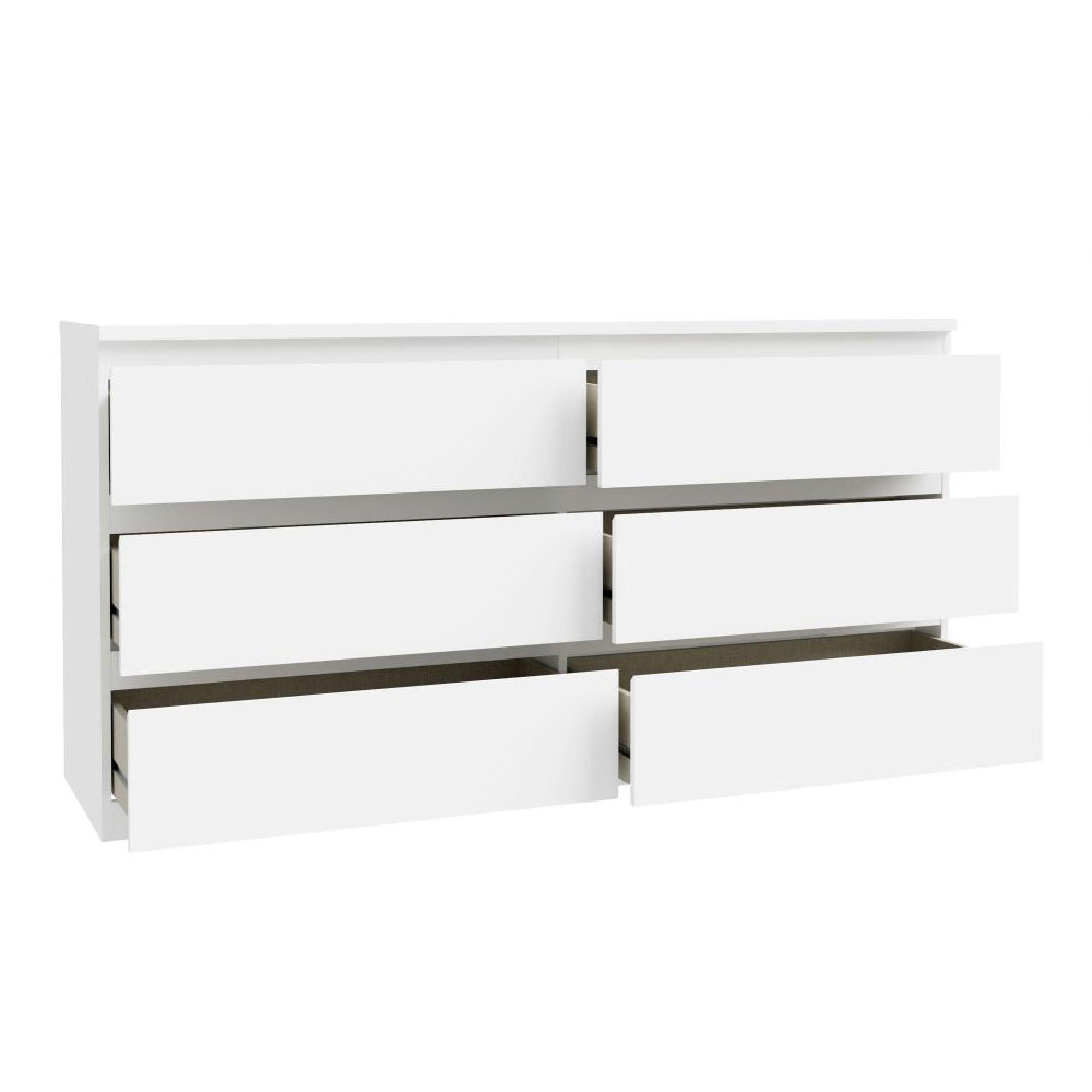Edmore Chest - 6 Drawer - Large - White