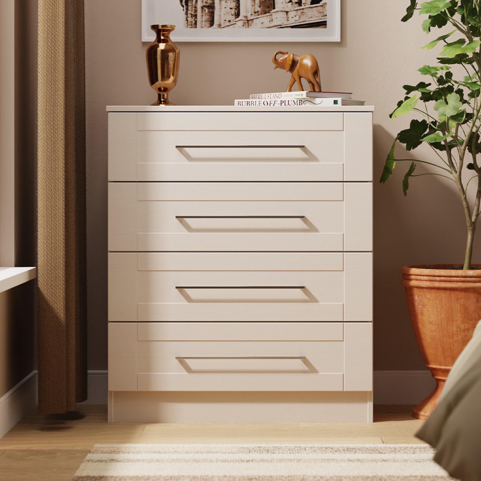 York Chest - 4 Drawer - Cashmere