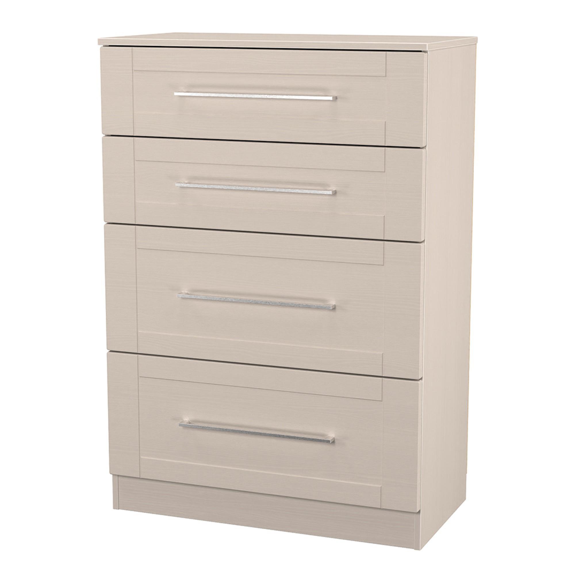 York Chest - 4 Drawer - Deep - Cashmere