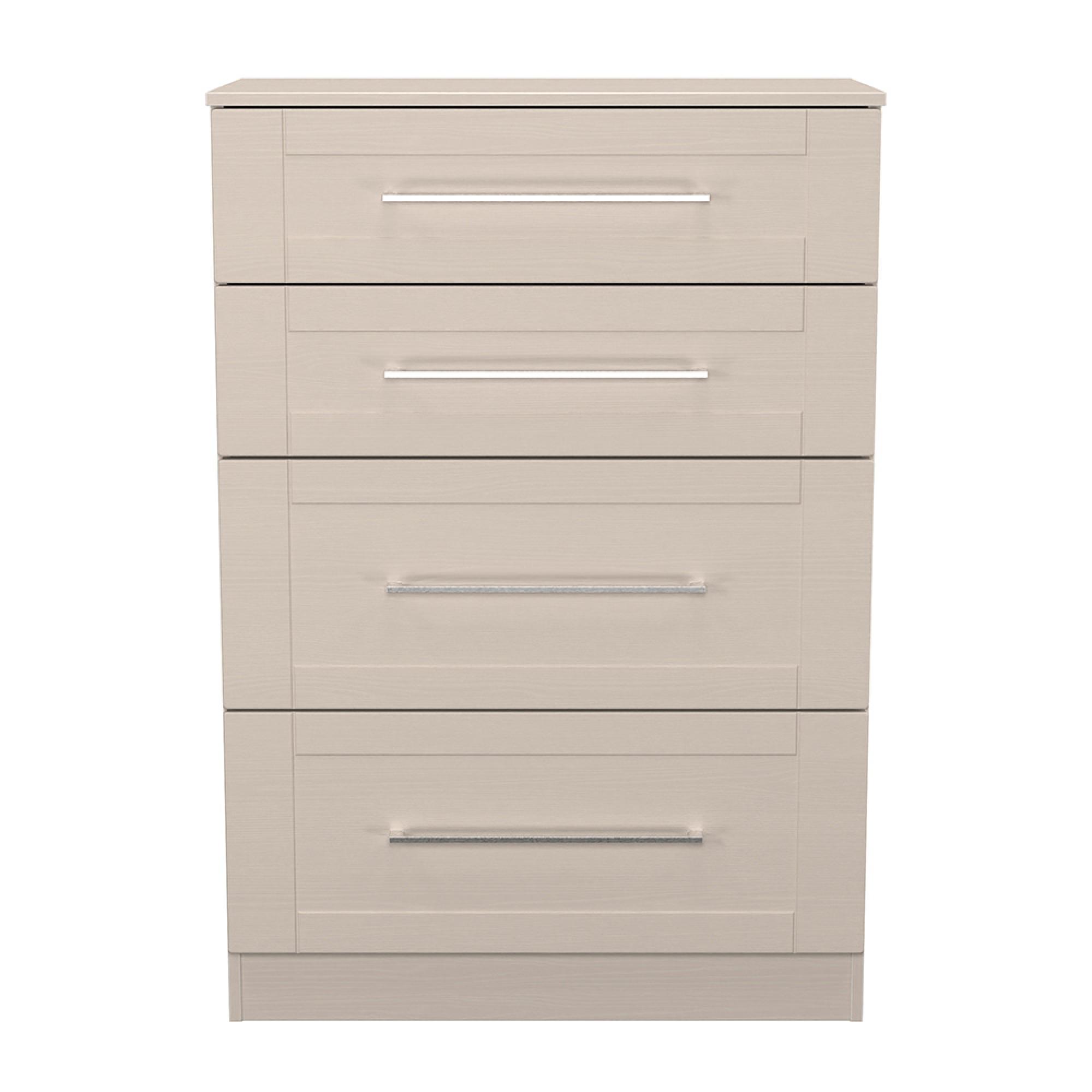 York Chest - 4 Drawer - Deep - Cashmere