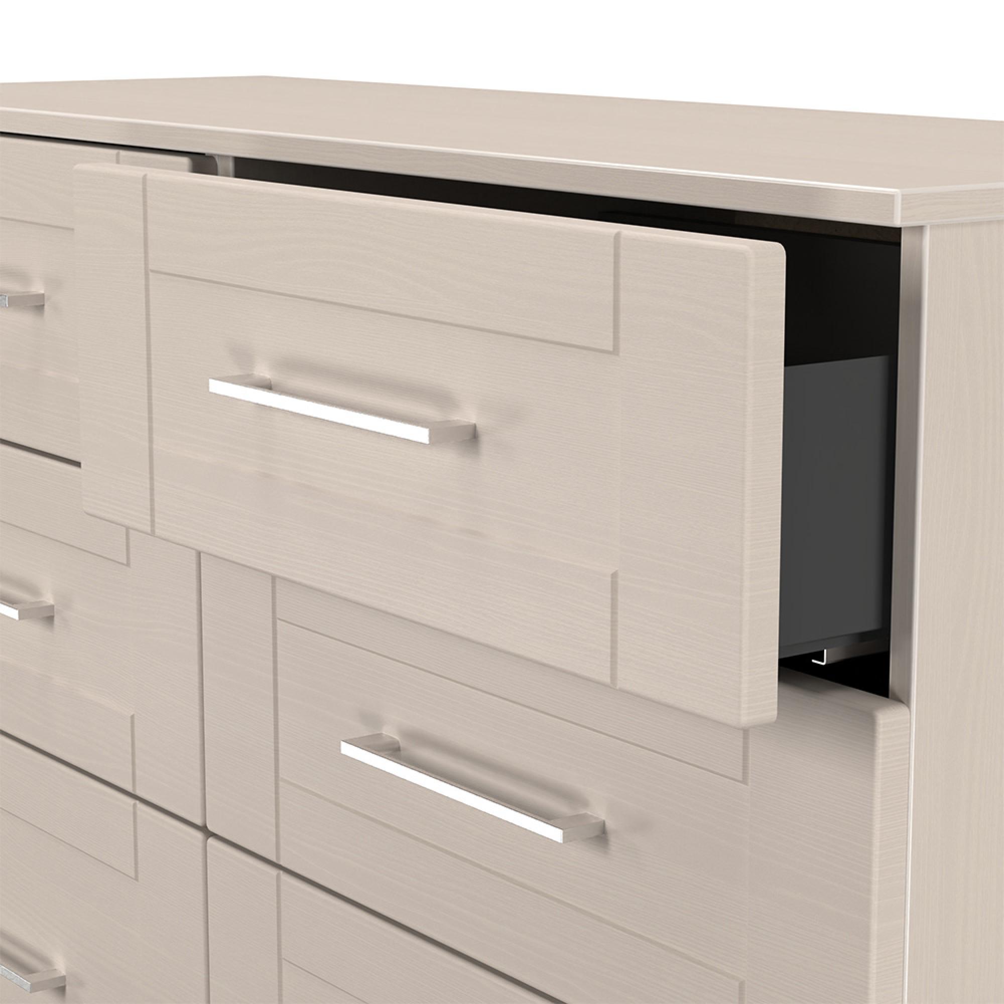 York Chest - 6 Drawer - Midi - Cashmere