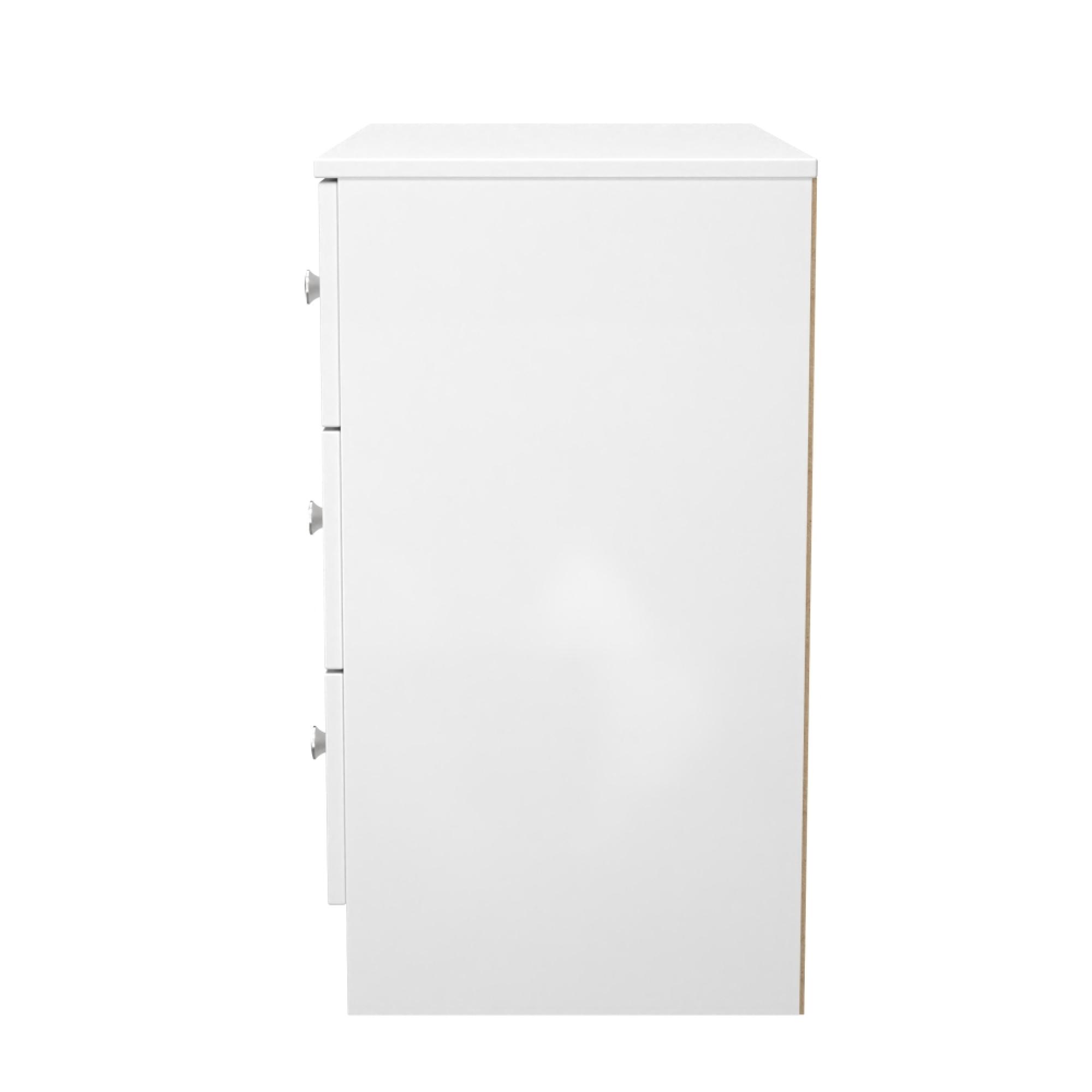 Yarmouth Chest - 3 Drawer - White Matt