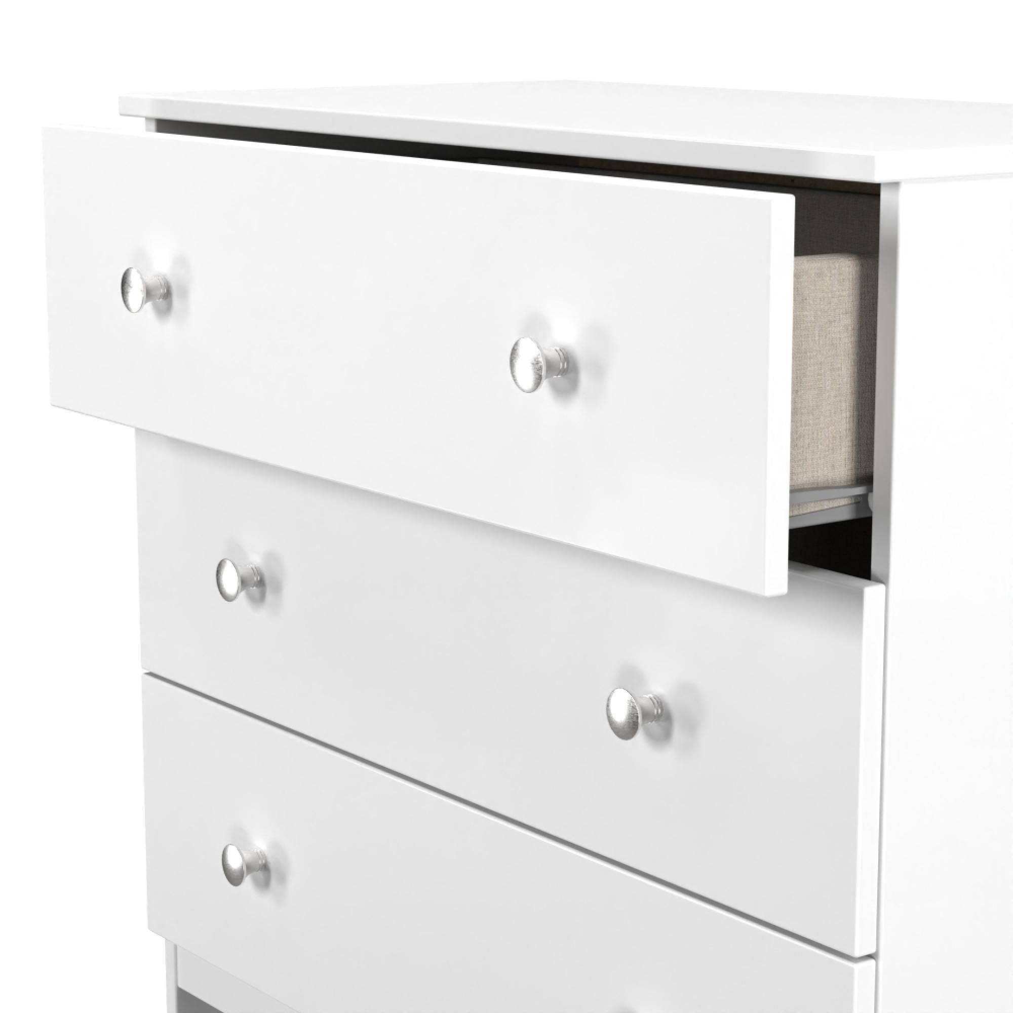 Yarmouth Chest - 3 Drawer - White Matt