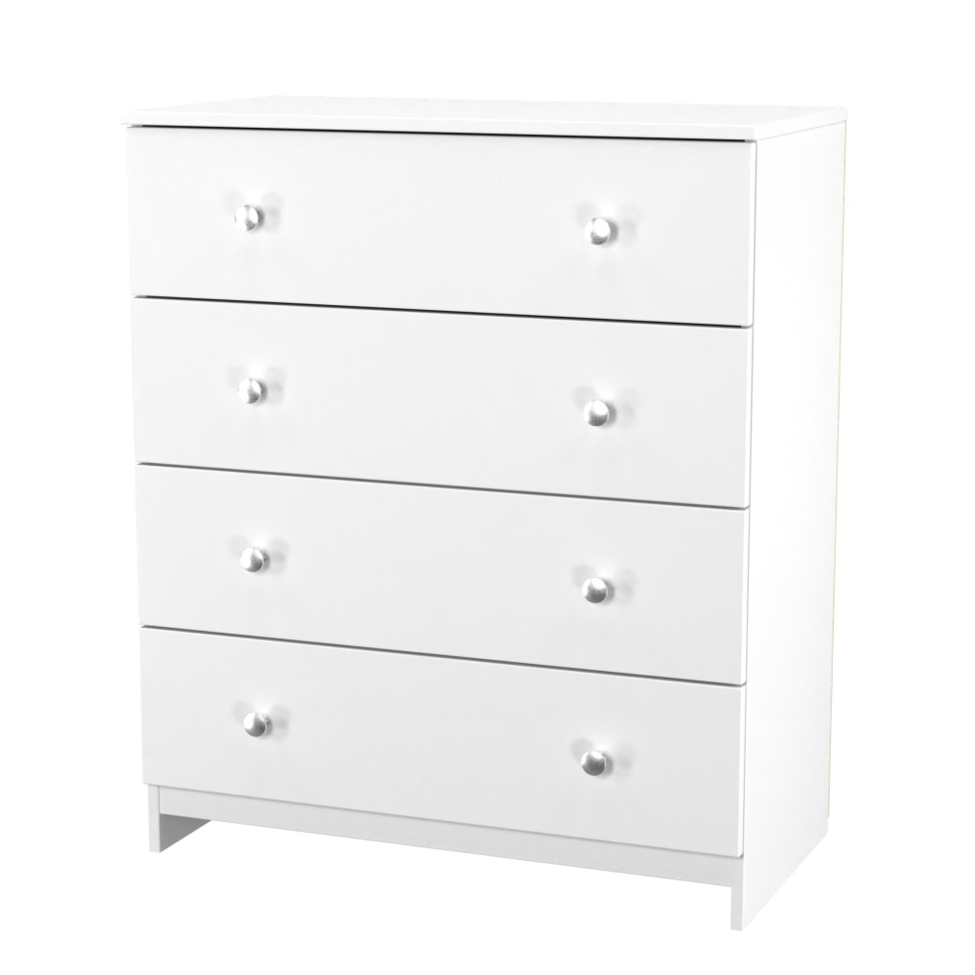 Yarmouth Chest - 4 Drawer - White Matt