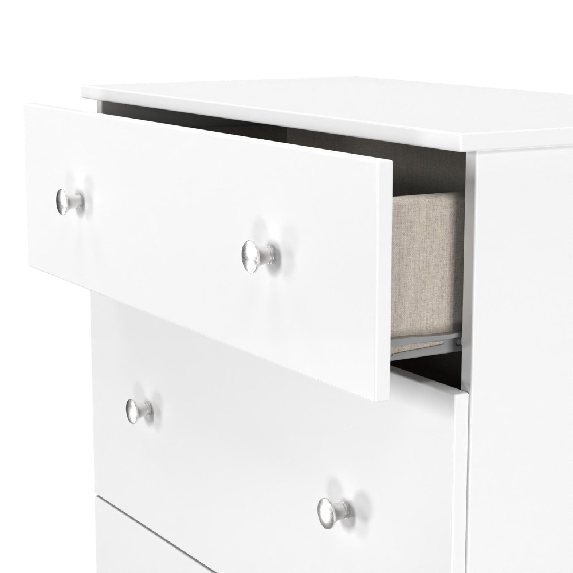 Yarmouth Chest - Deep - 3 Drawer - White Matt