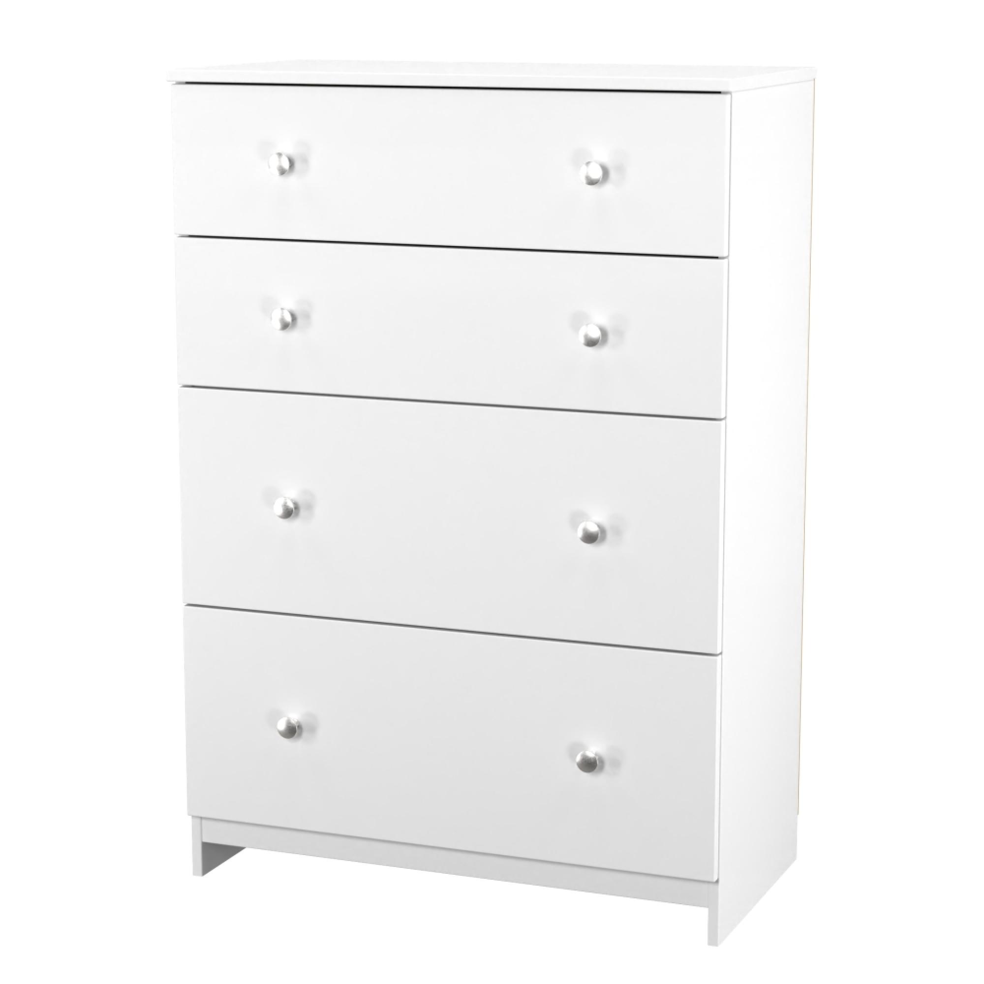 Yarmouth Chest - Deep - 4 Drawer - White Matt