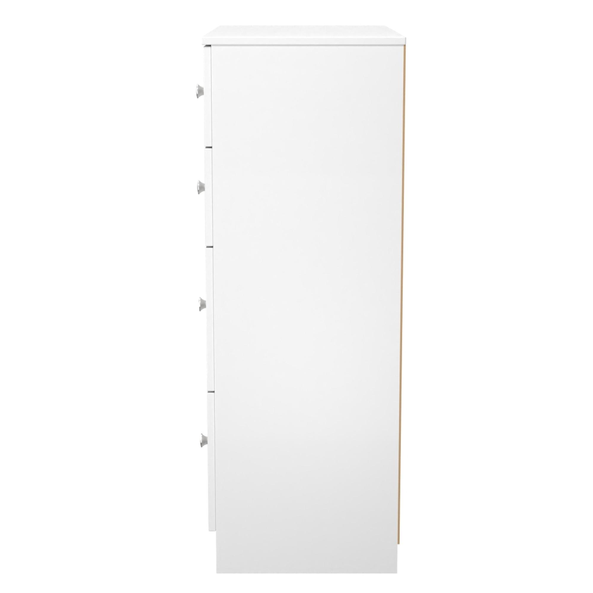 Yarmouth Chest - Deep - 4 Drawer - White Matt