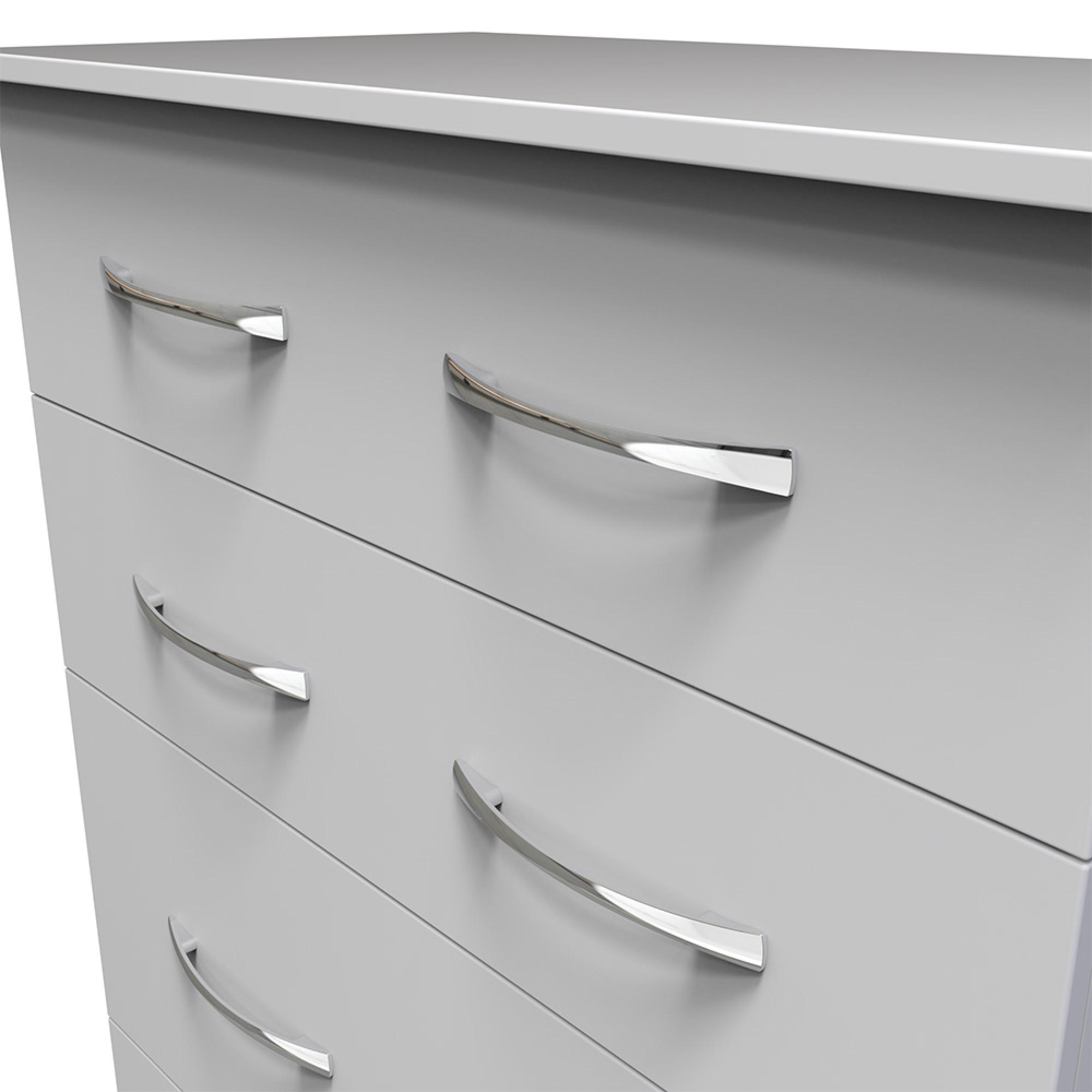 Avon Chest - 4 Drawer - Deep - White