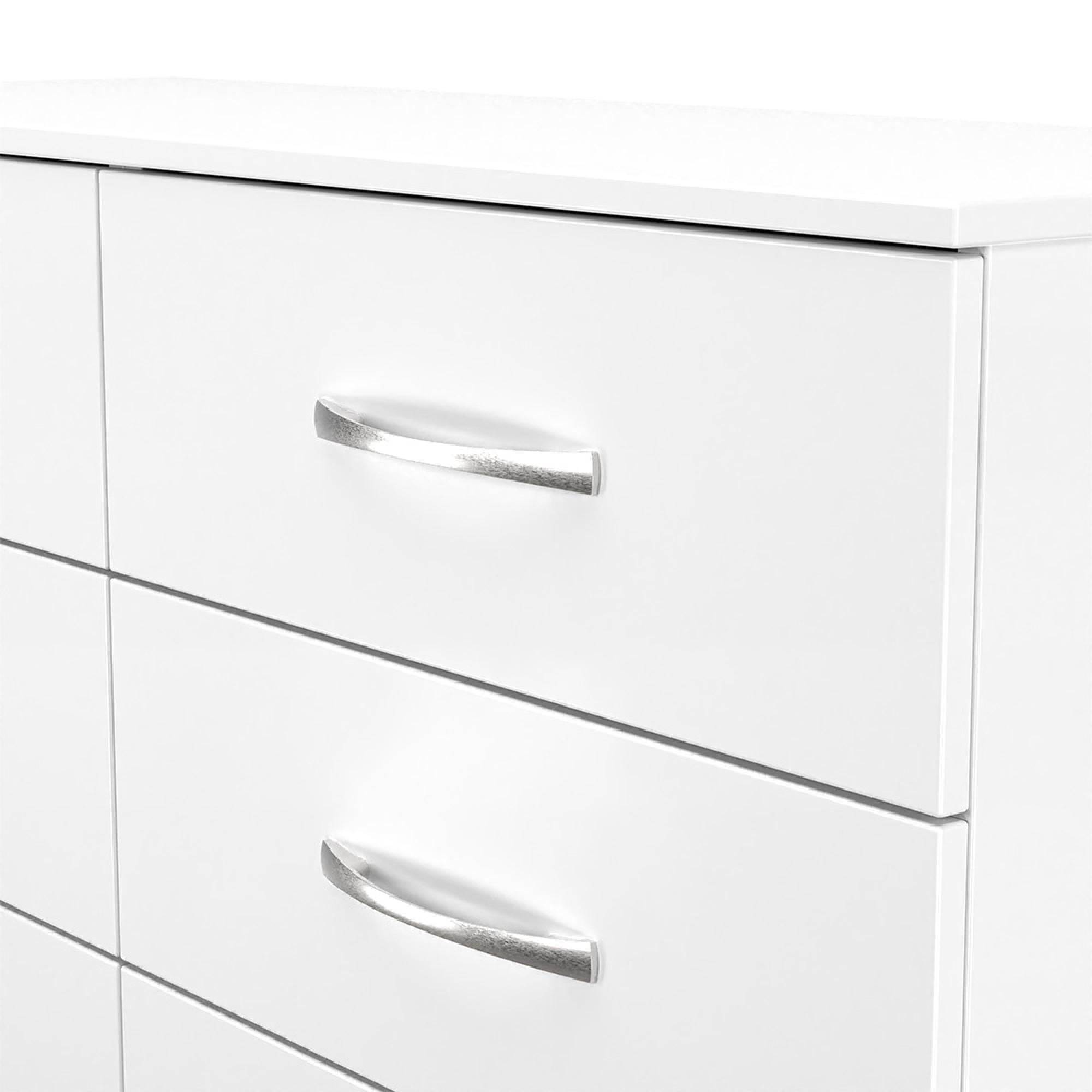 Avon Chest - 6 Drawer - Midi - White