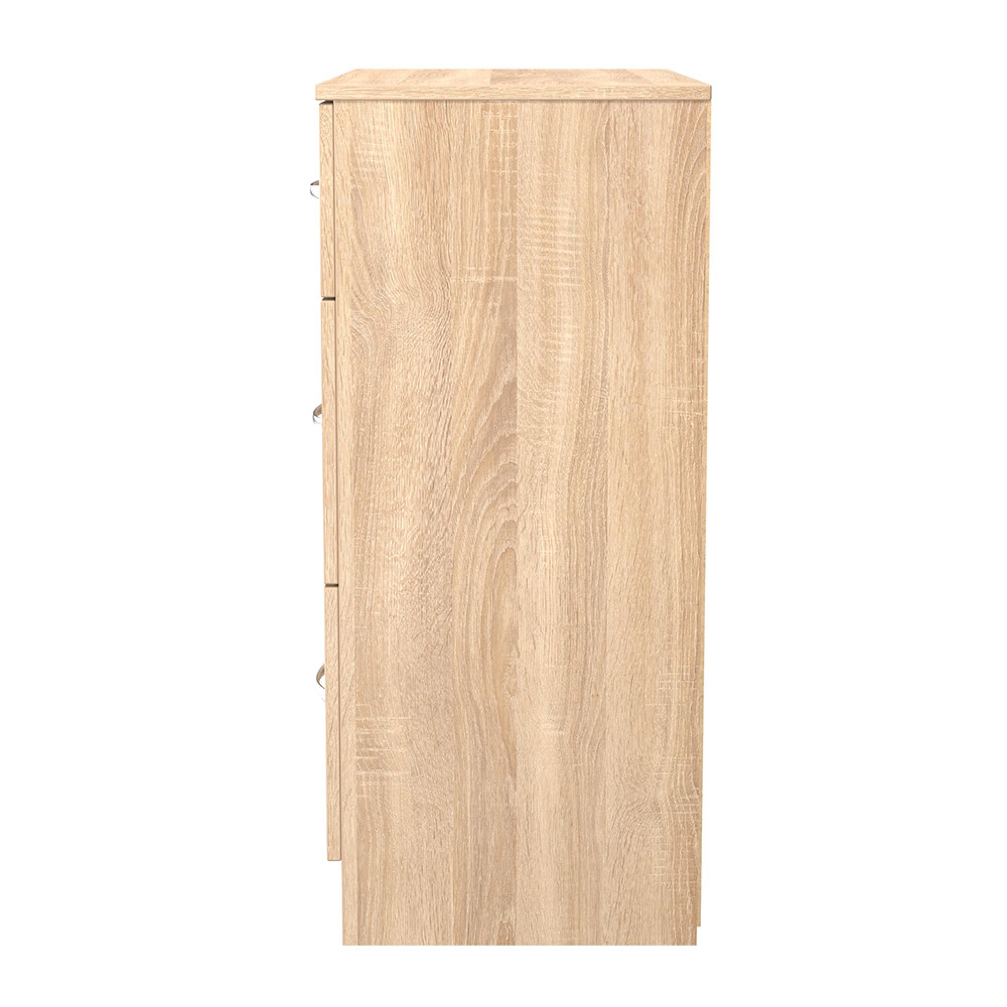 Avon Chest - 3 Drawer - Deep - Oak