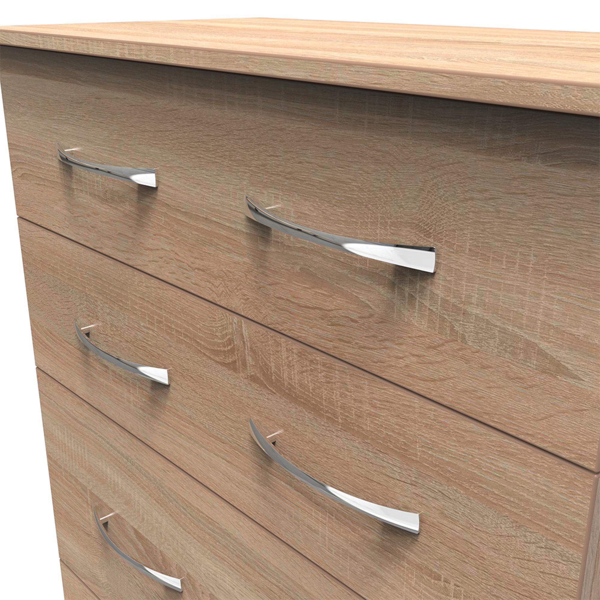 Avon Chest - 4 Drawer - Deep - Oak